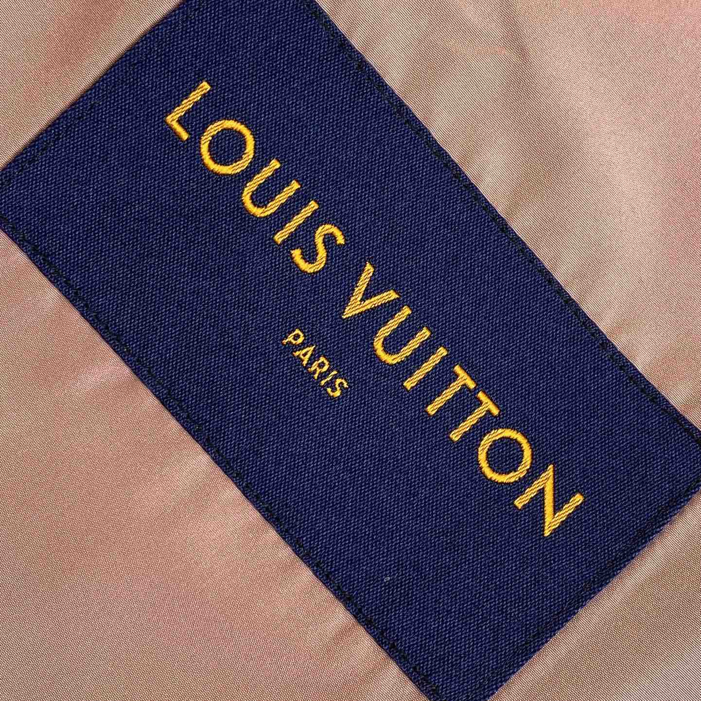 Louis Vuitton Monogram Debossed Leather Tracksuit Jacket   1AHBU4 - DopestKickz