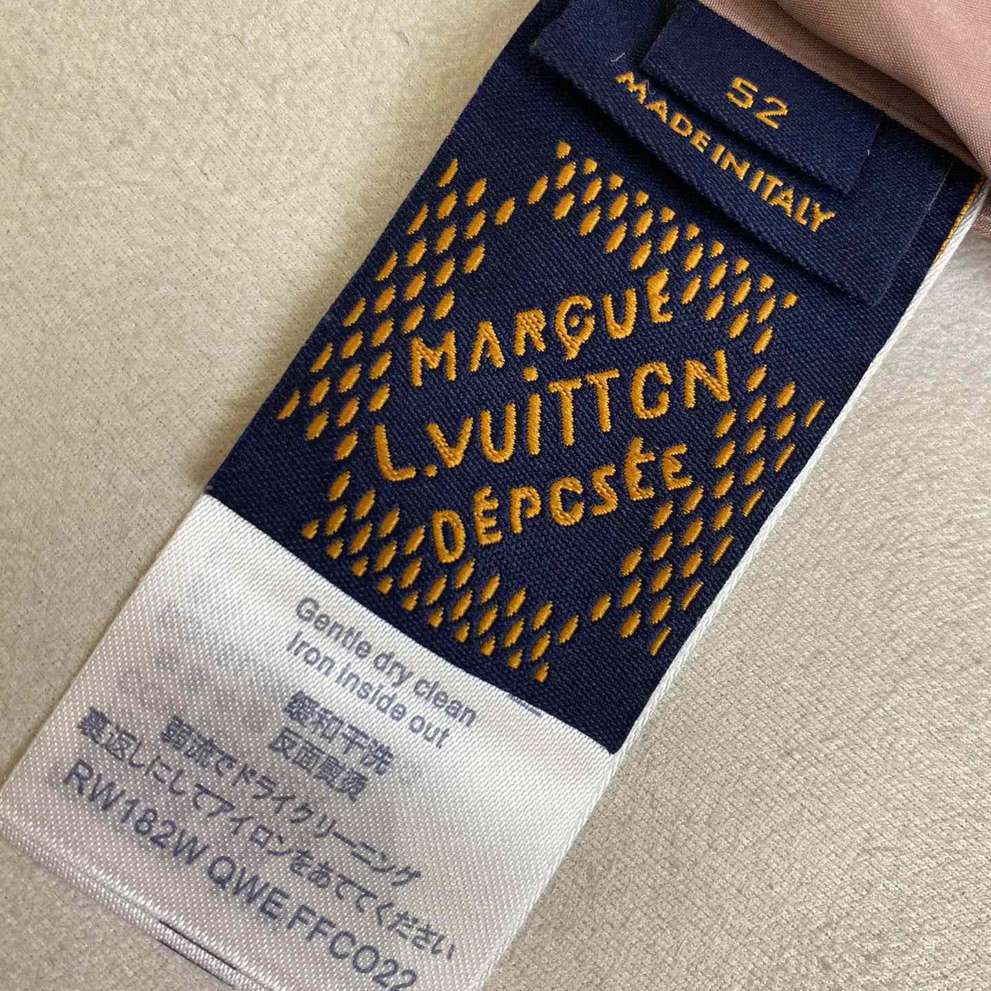 Louis Vuitton Monogram Debossed Leather Tracksuit Jacket   1AHBU4 - DopestKickz