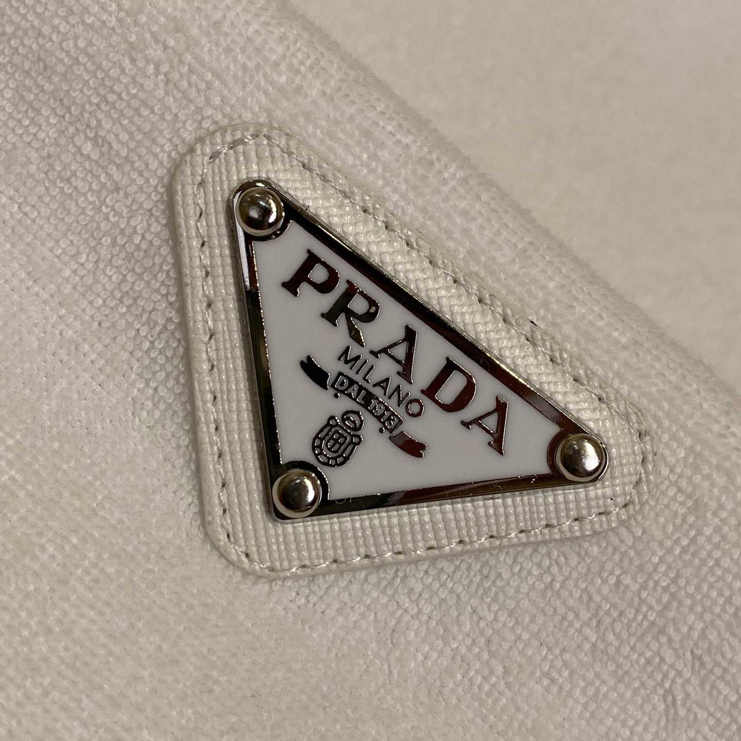 Prada Triangle-logo Terry T-shirt - DopestKickz