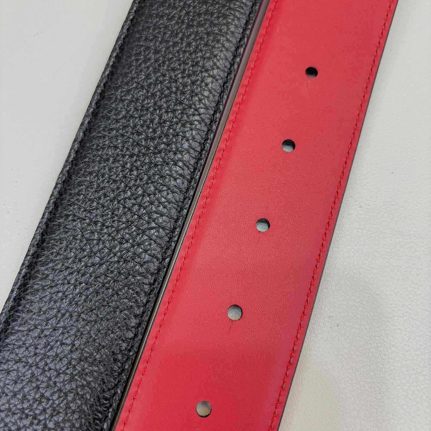 Versace Leather Belt   40mm - DopestKickz