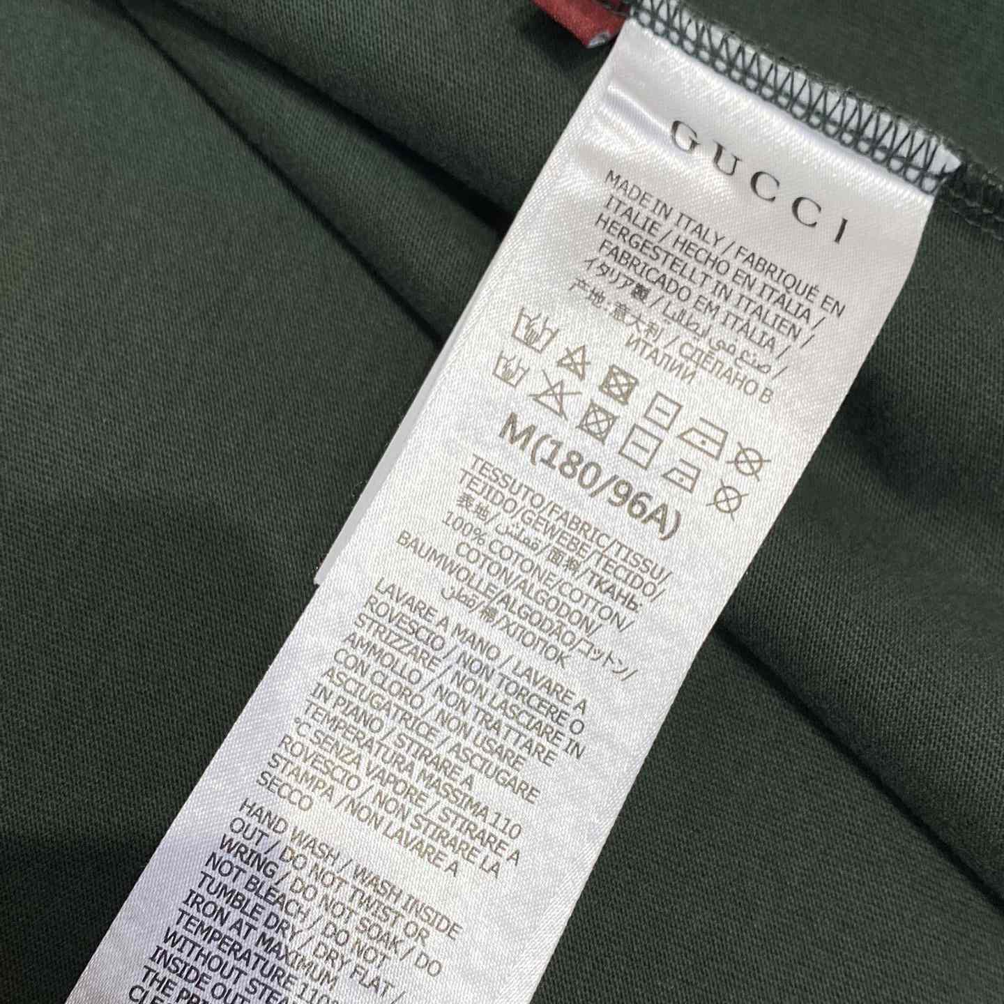 Gucci Embroidered Cotton Jersey T-shirt  - DopestKickz