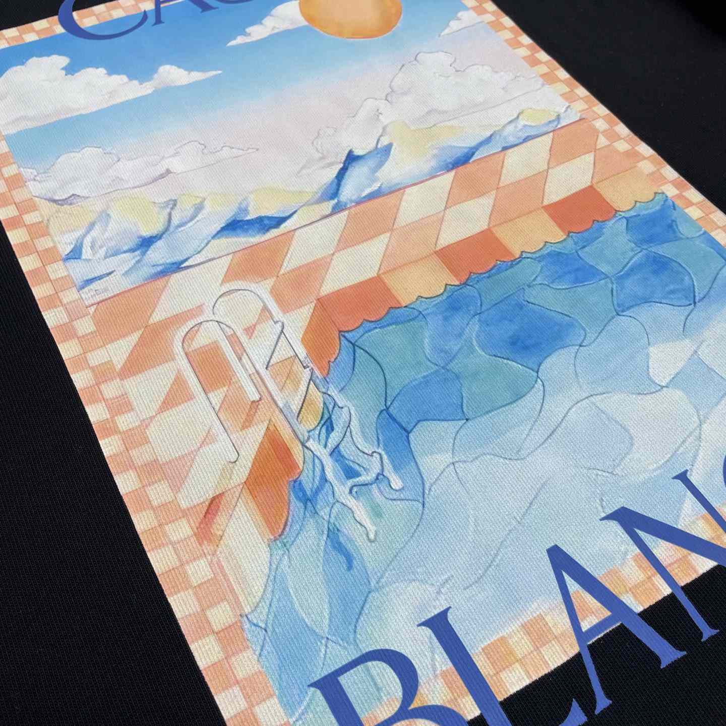 Casablanca Surreal Pool T-shirt   C969 - DopestKickz