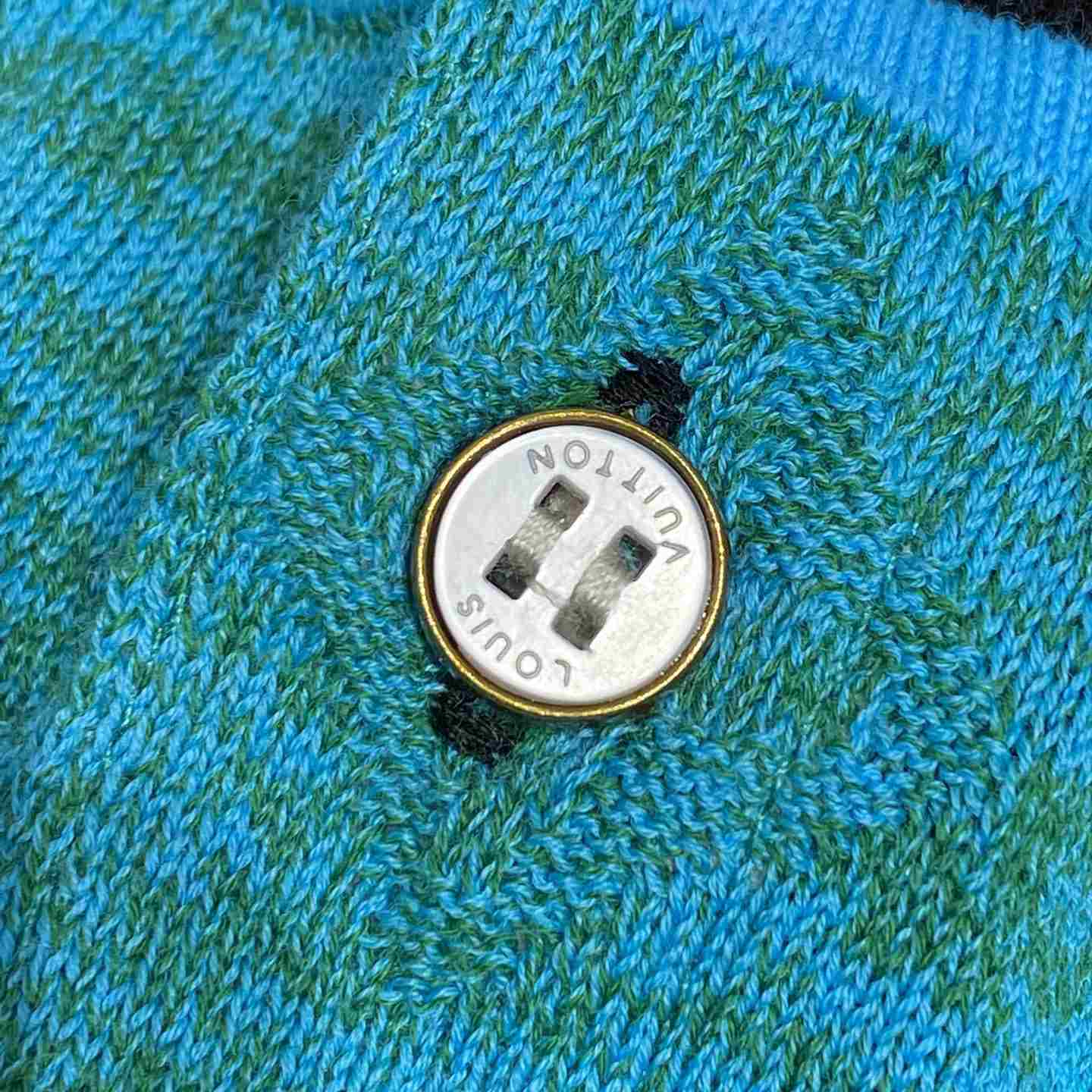 Louis Vuitton Iridescent Jacquard Short-Sleeved Polo   1AGTM - DopestKickz