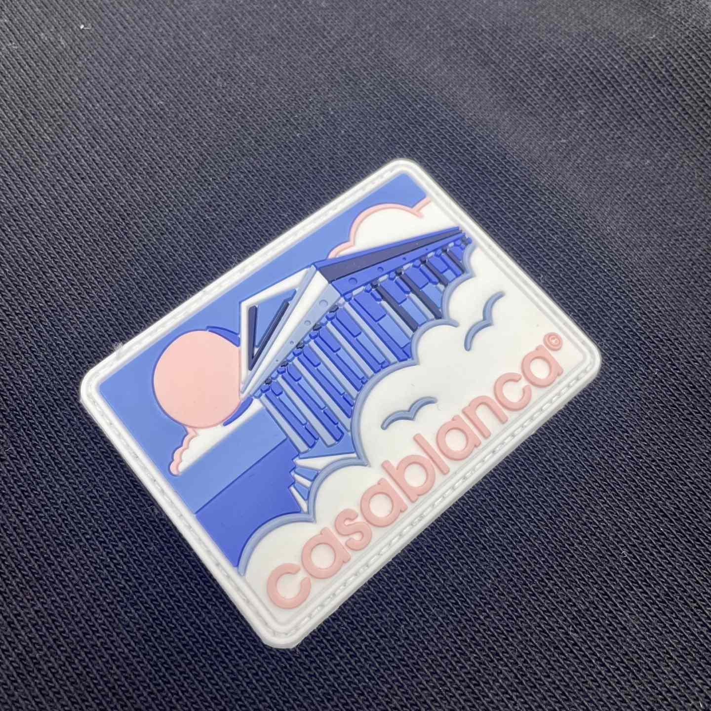 Casablanca Black Greek Temple Applique Jersey T-Shirt   C979 - DopestKickz