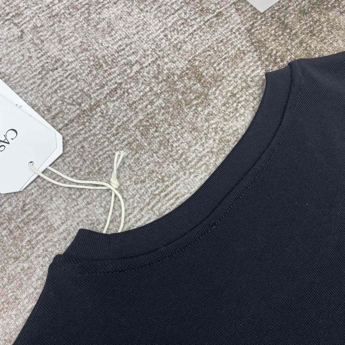 Casablanca Black Greek Temple Applique Jersey T-Shirt   C979 - DopestKickz