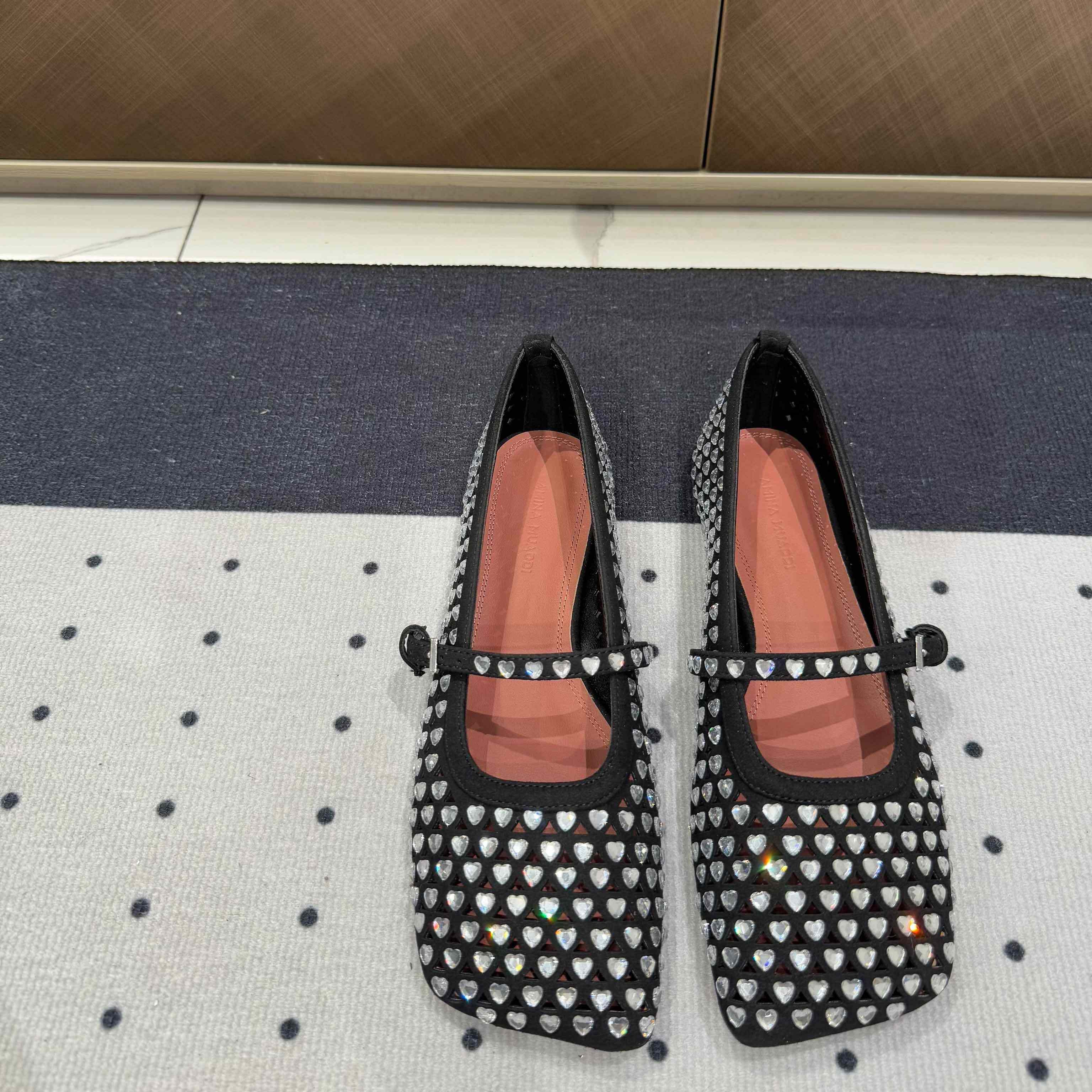 Amina Muaddi Ane Ballerina Shoes - DopestKickz