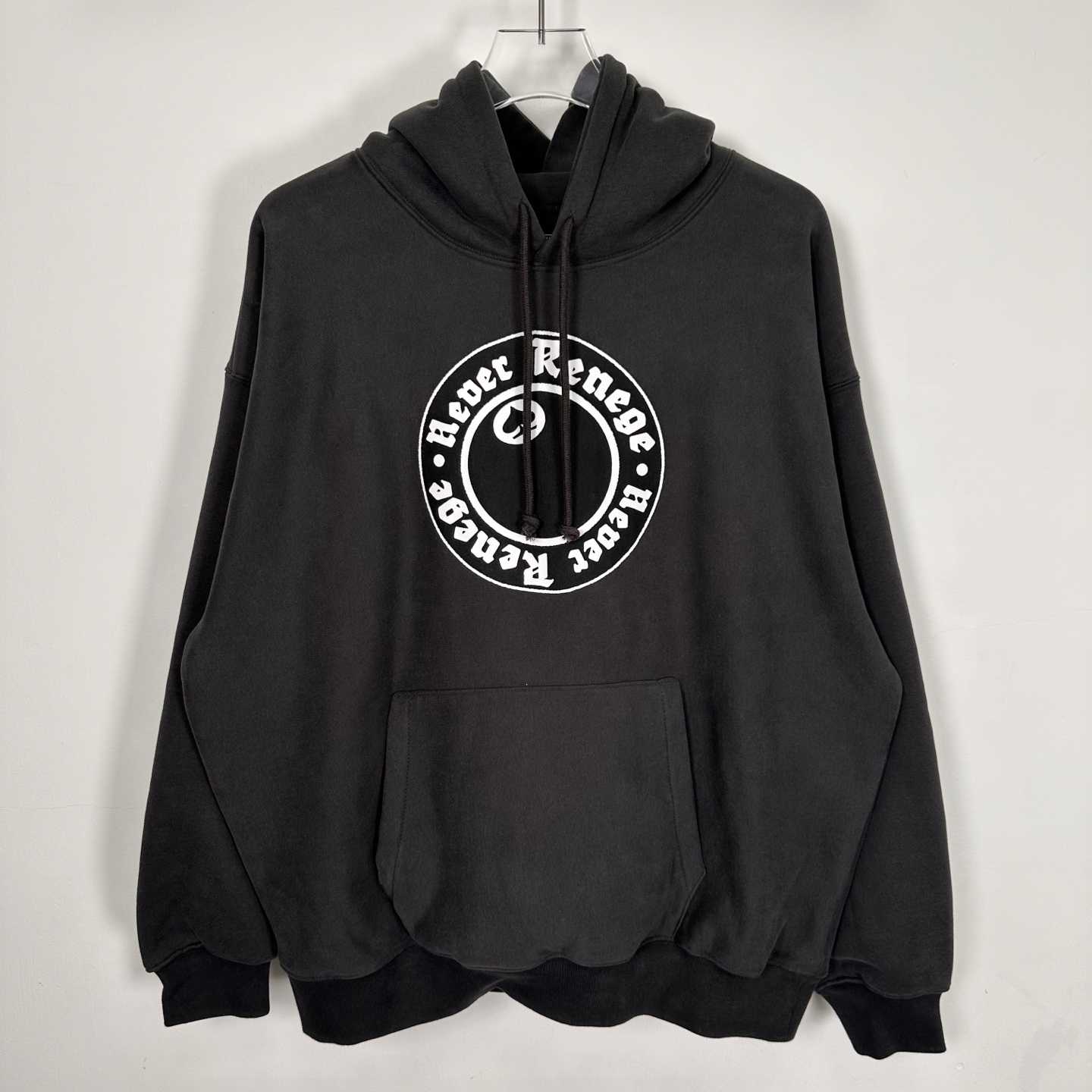 Denim Tears x Stussy Never Renege Hoodie Black - DopestKickz