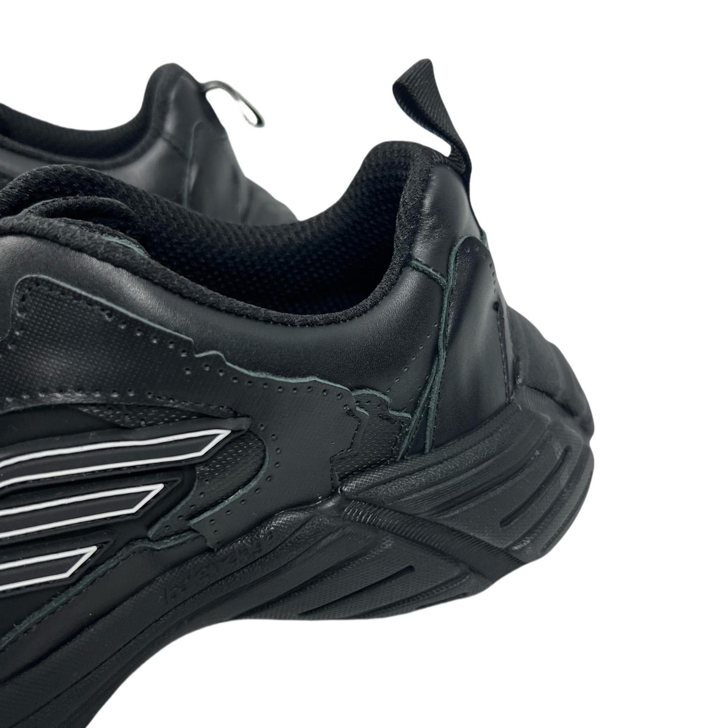 Balenciaga Monday Shoe In Black Cowskin And Polyester - DopestKickz