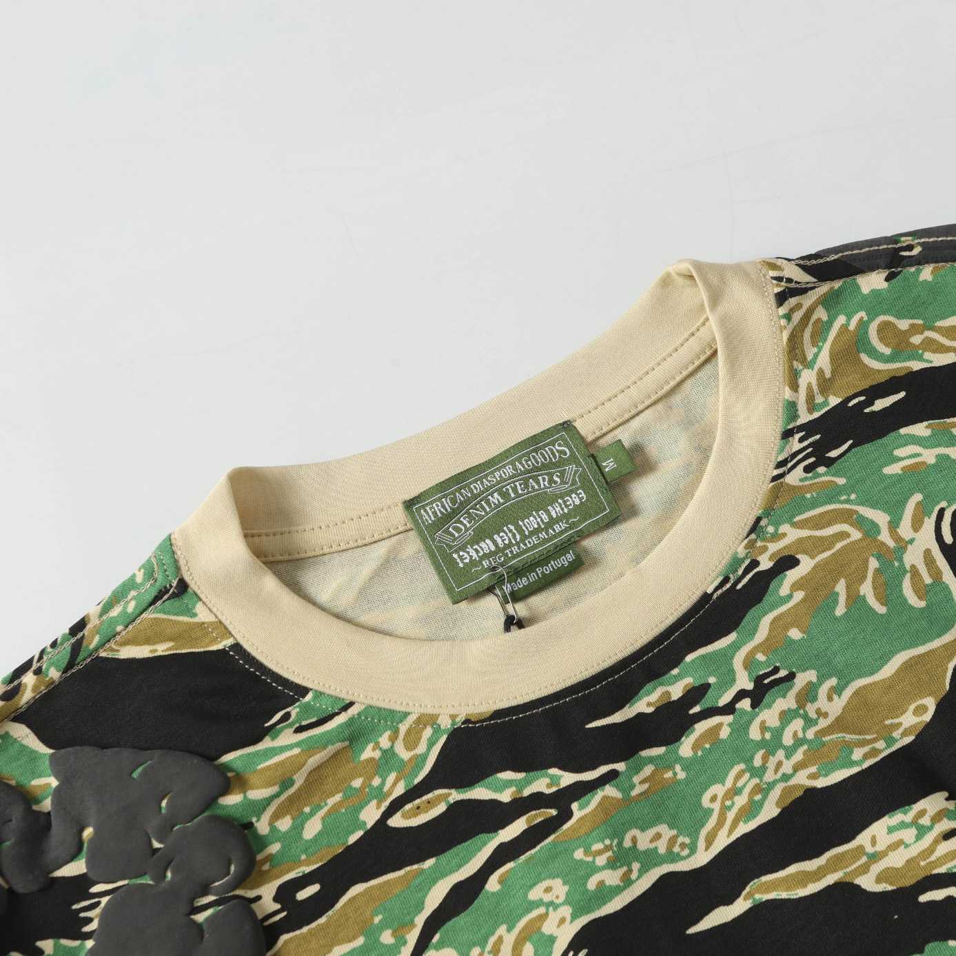 Denim Tears Camo Cotton T-shirt  - DopestKickz