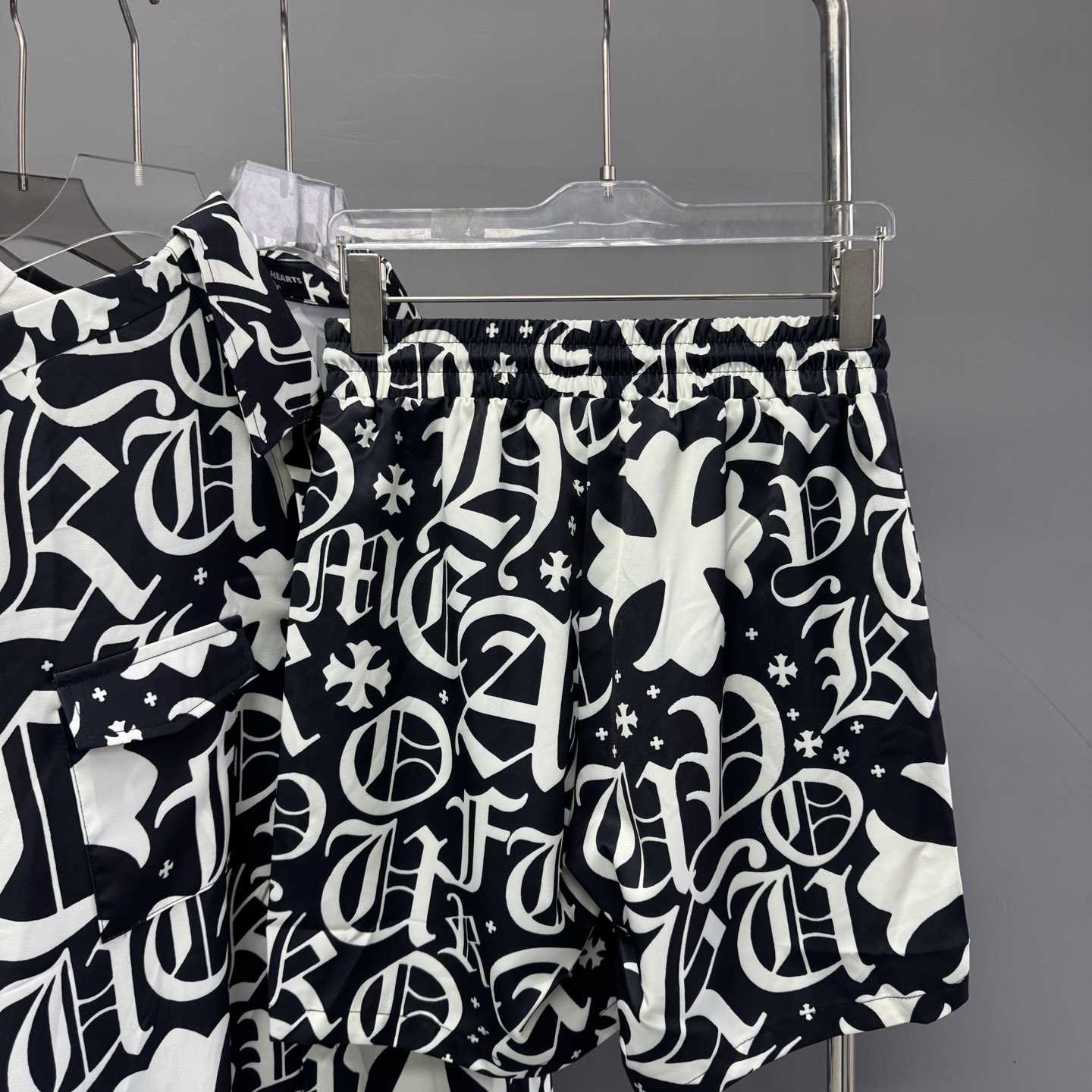 Chrome Heart Shirt & Shorts - DopestKickz