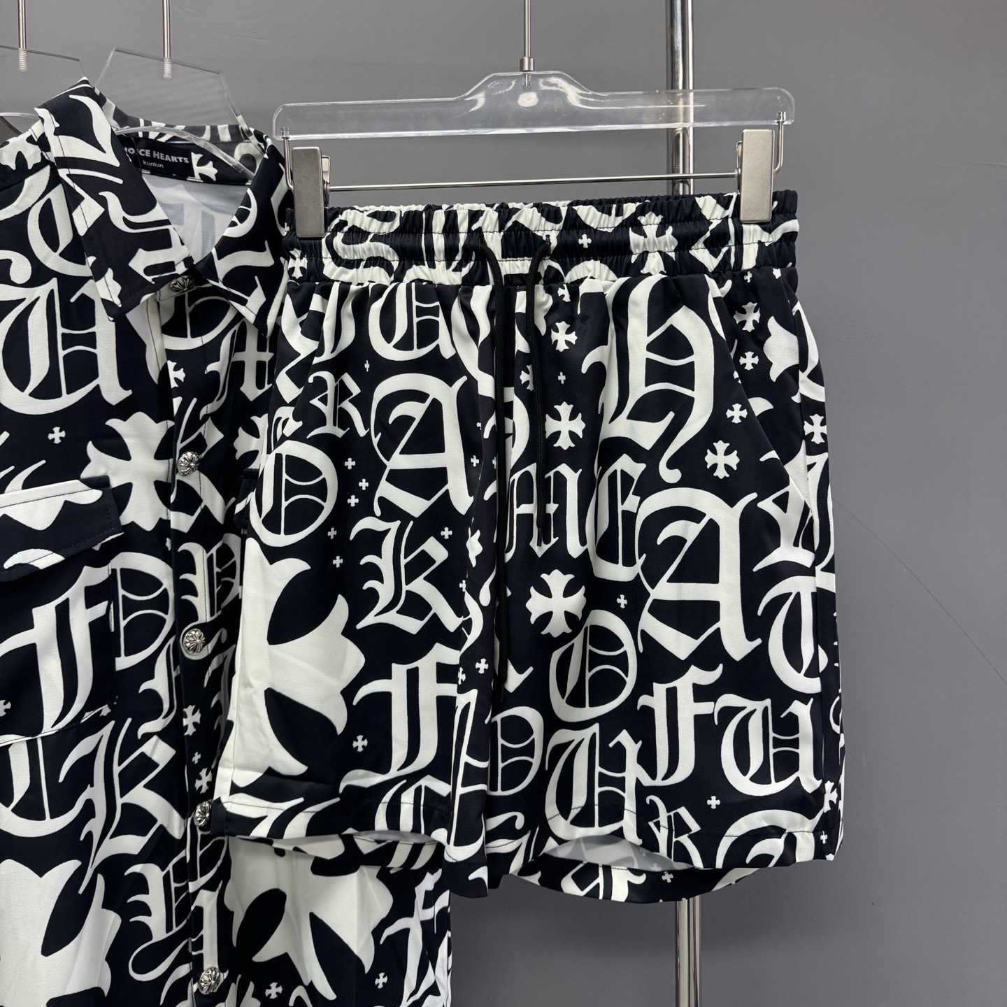 Chrome Heart Shirt & Shorts - DopestKickz