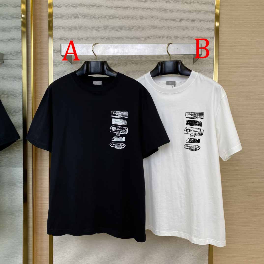 Dior Archives Labels T-Shirt, Relaxed Fit  - DopestKickz
