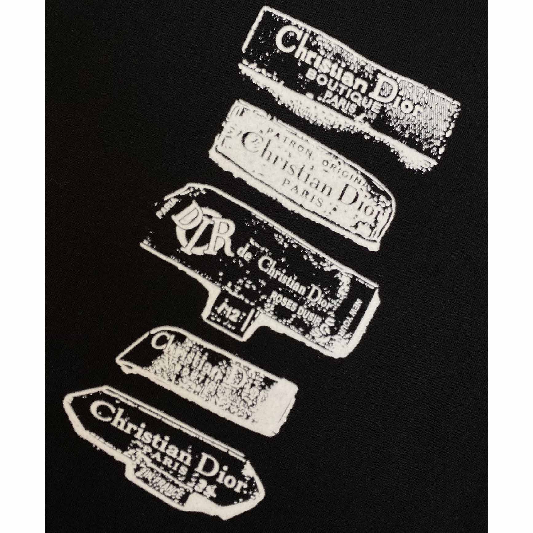 Dior Archives Labels T-Shirt, Relaxed Fit  - DopestKickz