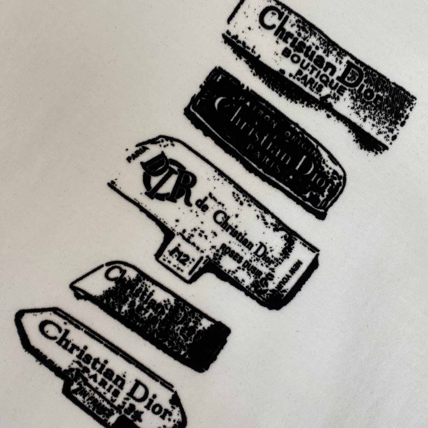 Dior Archives Labels T-Shirt, Relaxed Fit  - DopestKickz