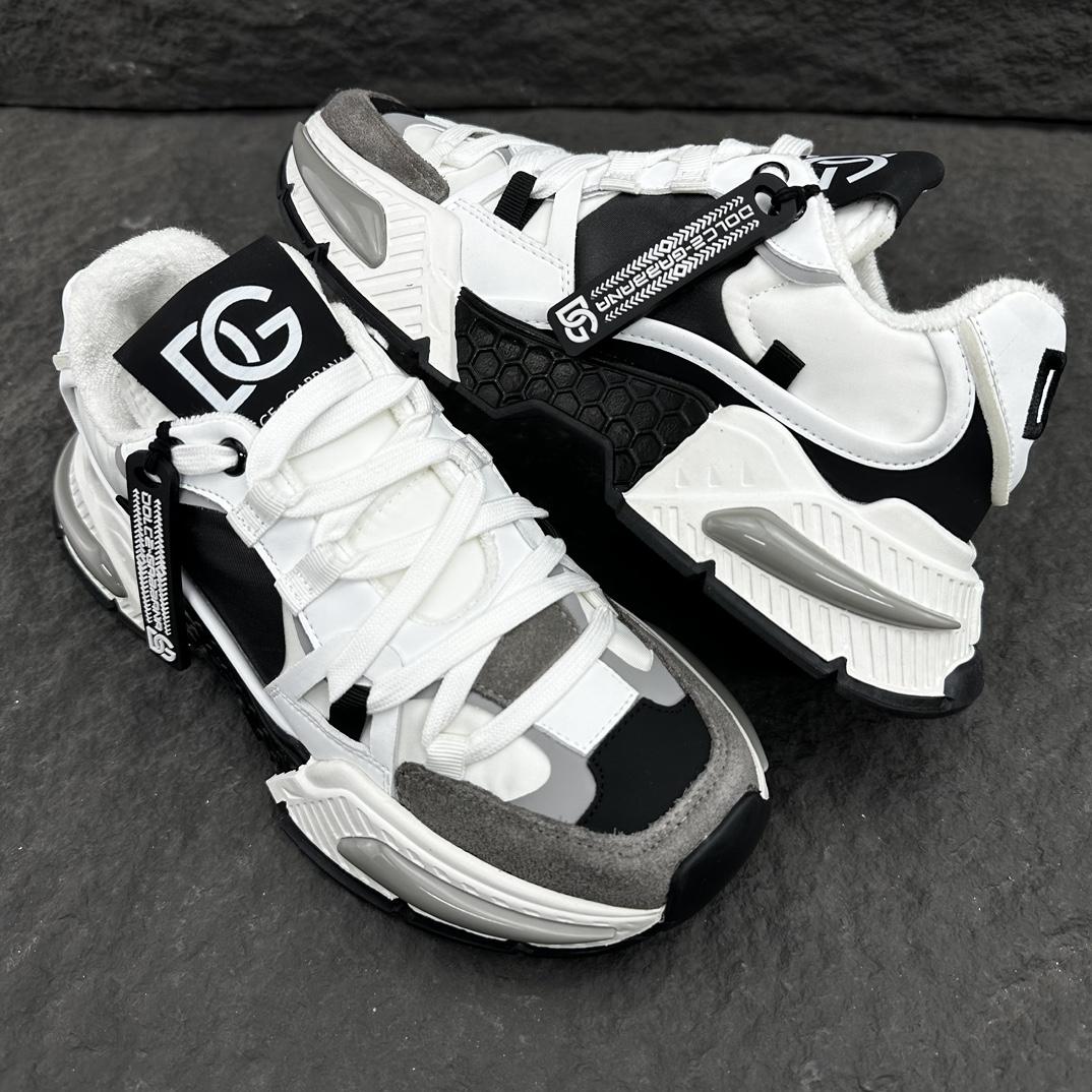 Dolce & Gabbana Mixed-material Airmaster Sneakers - DopestKickz