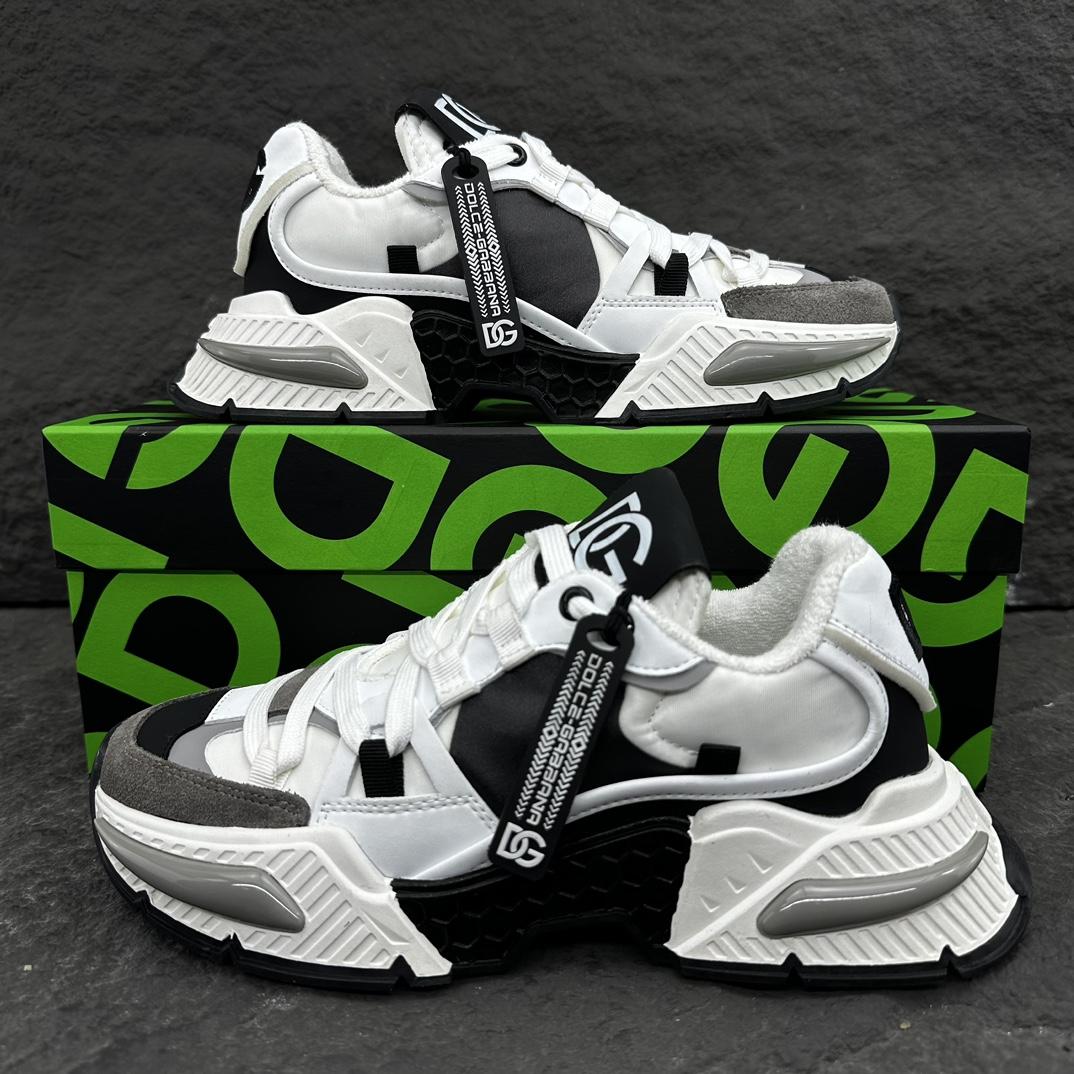 Dolce & Gabbana Mixed-material Airmaster Sneakers - DopestKickz