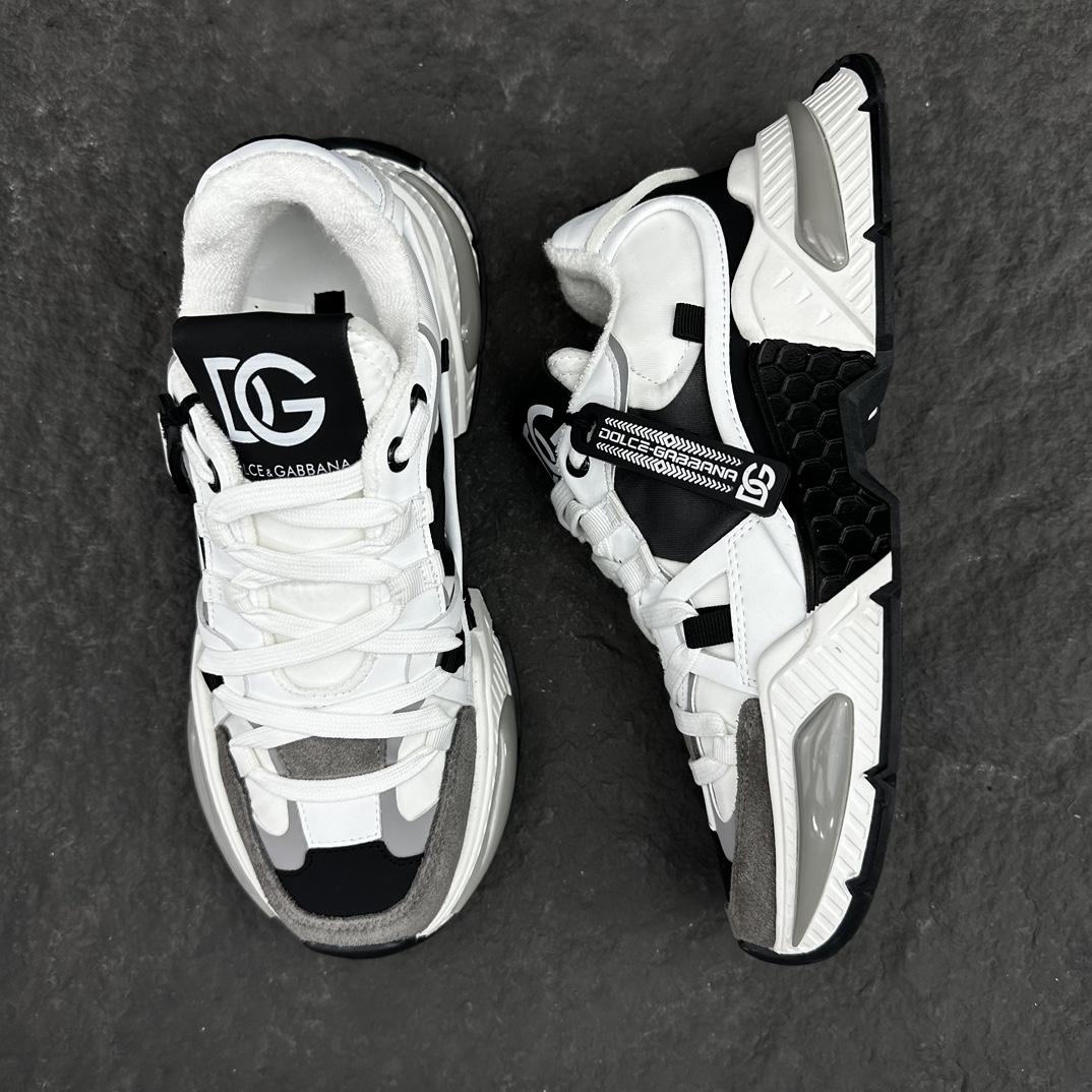 Dolce & Gabbana Mixed-material Airmaster Sneakers - DopestKickz