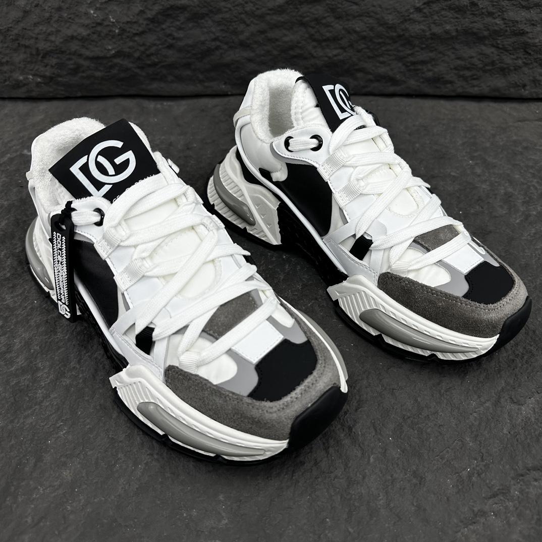 Dolce & Gabbana Mixed-material Airmaster Sneakers - DopestKickz