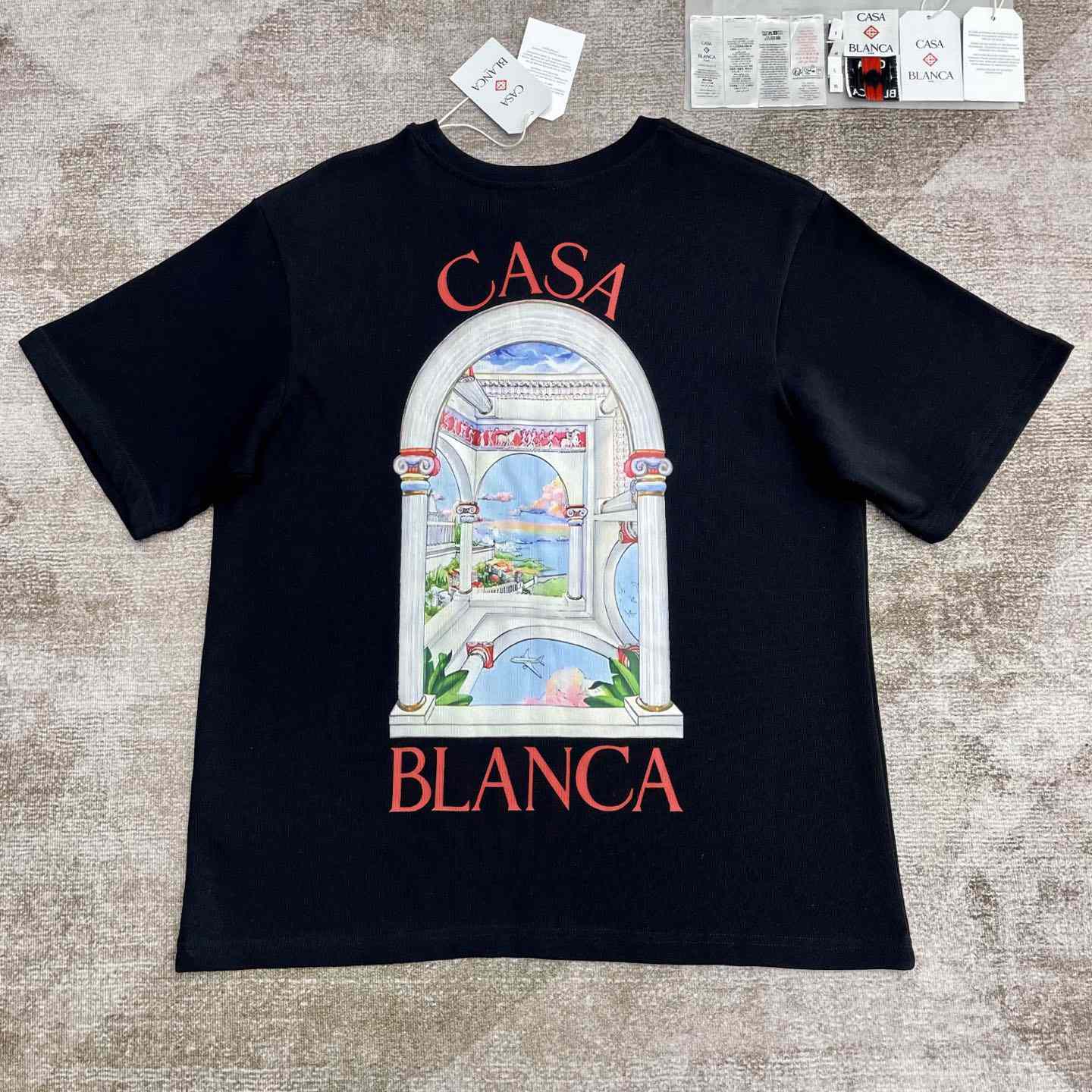 Casablanca Le Passage Printed Cotton T-Shirt   C944 - DopestKickz