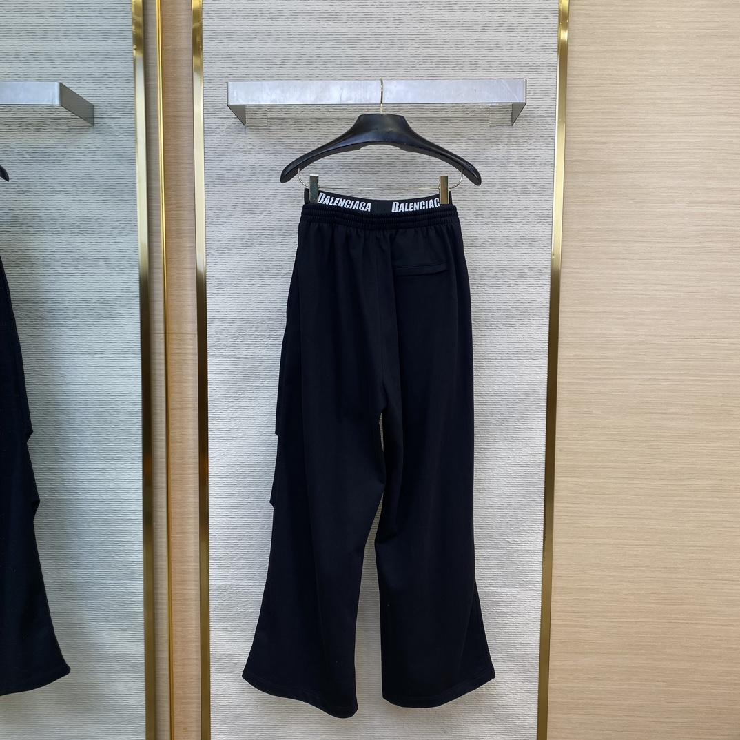Balenciaga New Sporty B Trompe L'oeil Waistband Baggy Sweatpants - DopestKickz