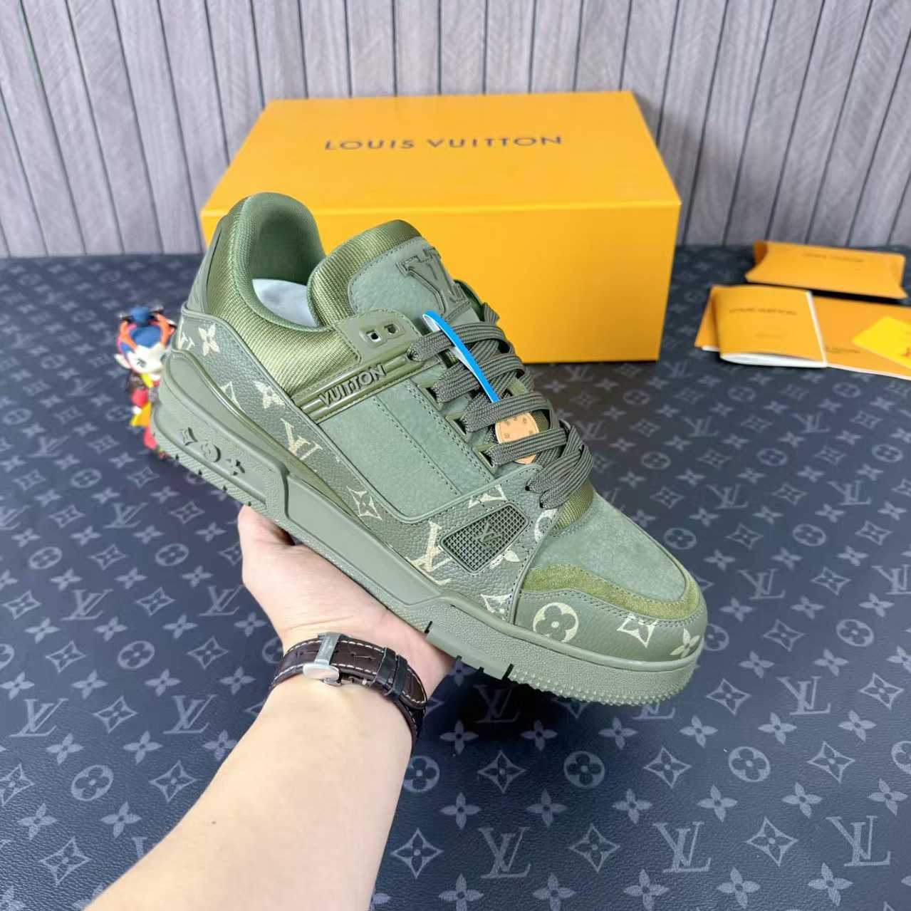Louis Vuitton LV Trainer Sneaker     - DopestKickz
