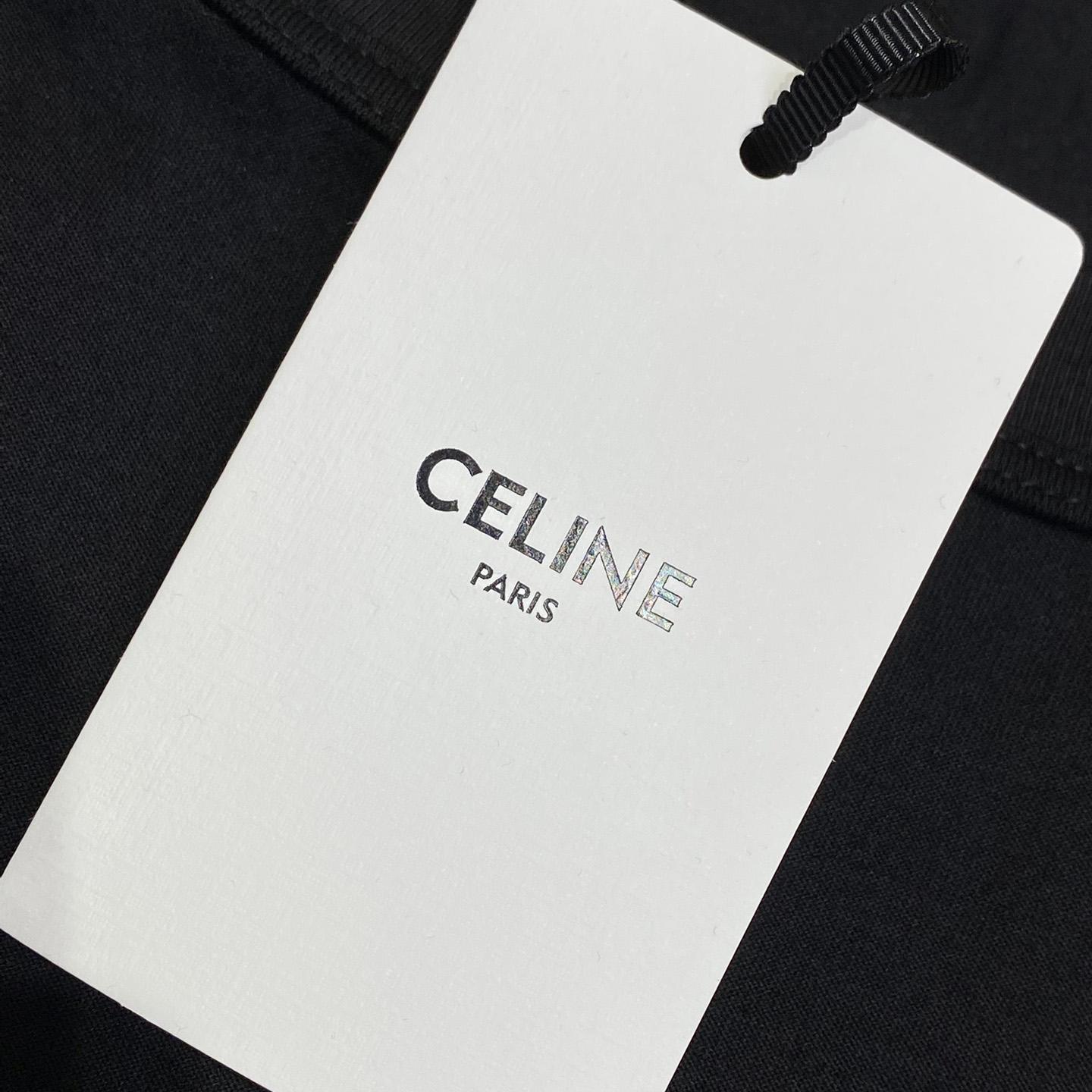 Celine Loose T-shirt In Cotton Jersey - DopestKickz