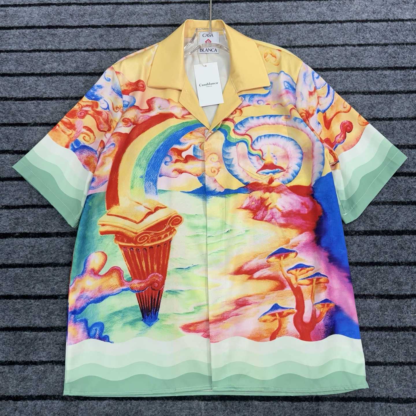 Casablanca Men's Color Nature's Teacher Shirt - DopestKickz