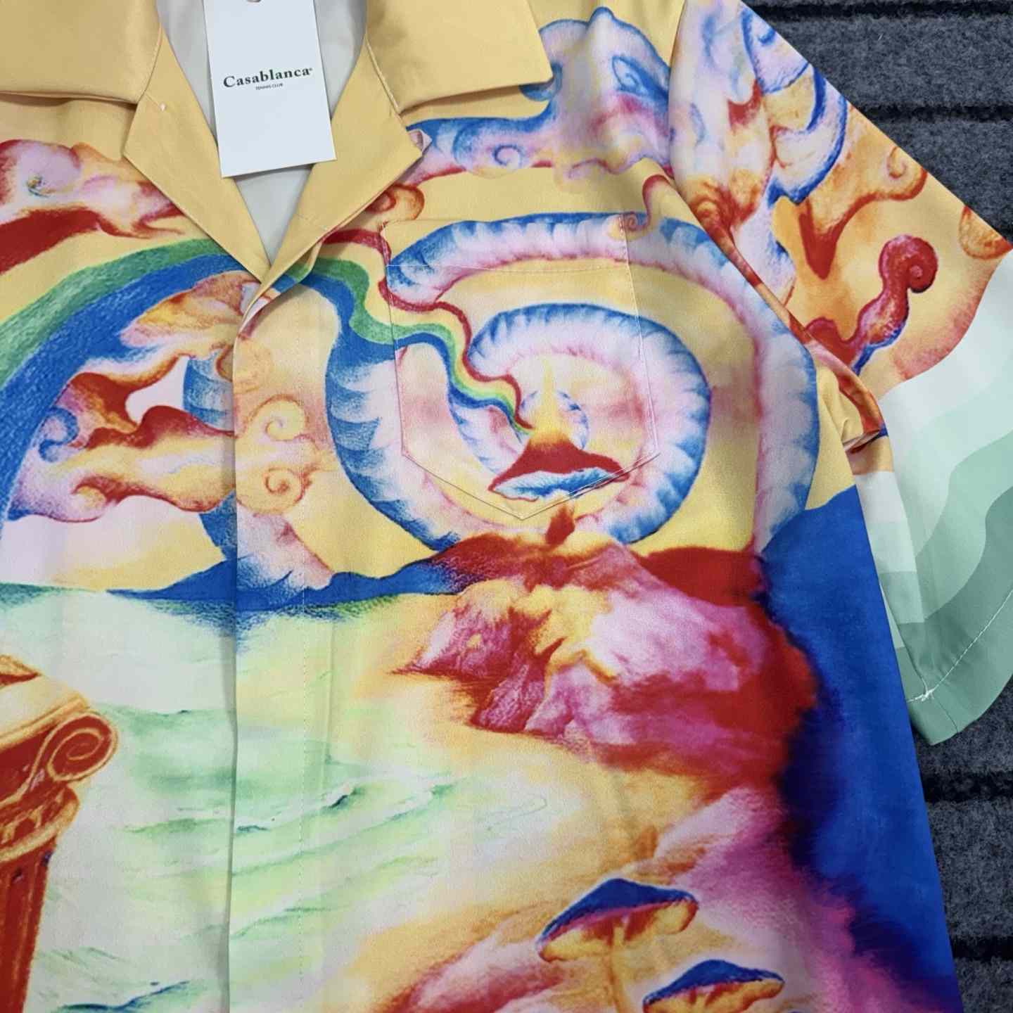 Casablanca Men's Color Nature's Teacher Shirt - DopestKickz