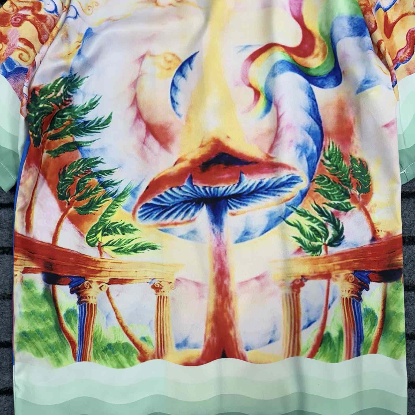 Casablanca Men's Color Nature's Teacher Shirt - DopestKickz