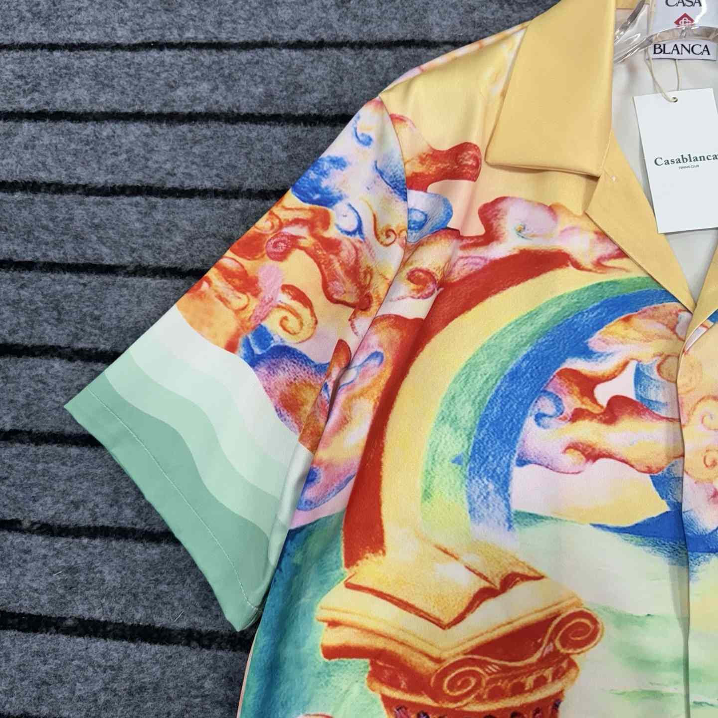 Casablanca Men's Color Nature's Teacher Shirt - DopestKickz