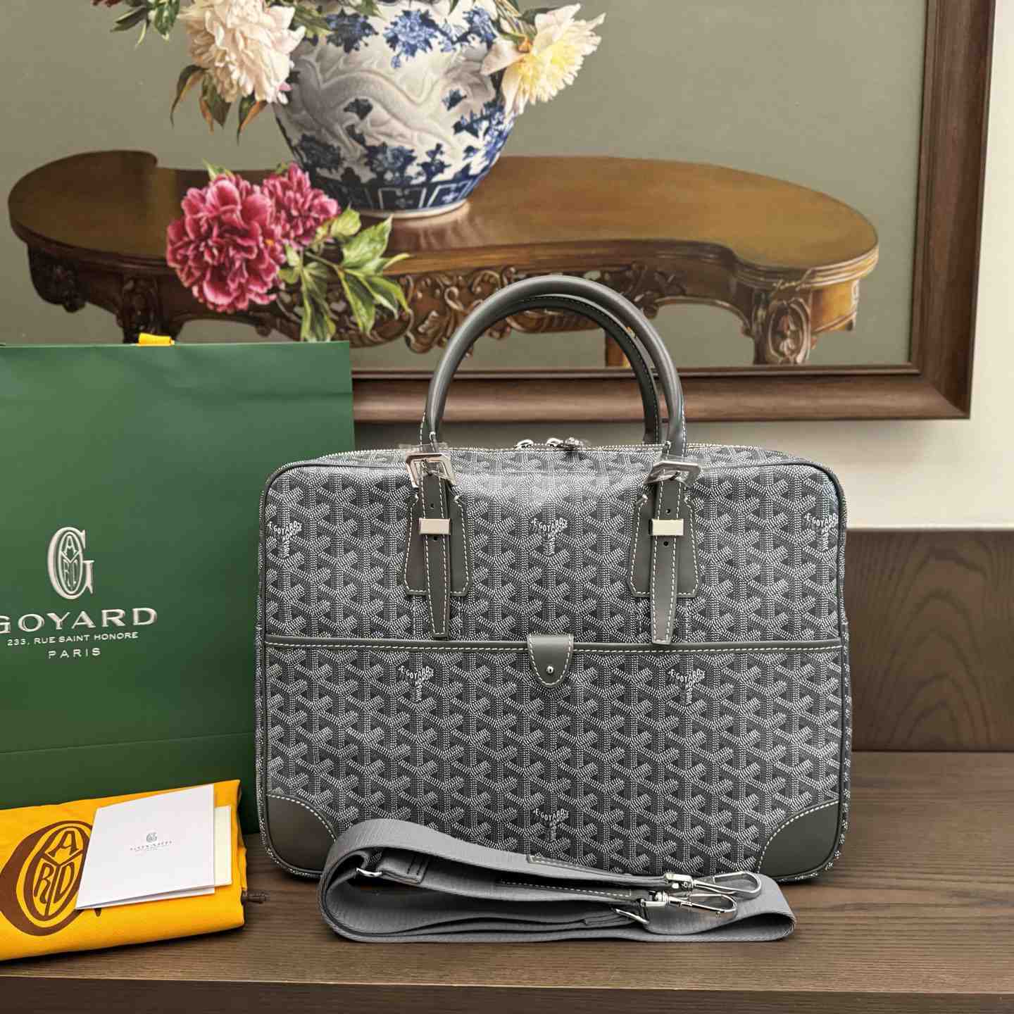 Goyard Ambassade MM Document Case - DopestKickz