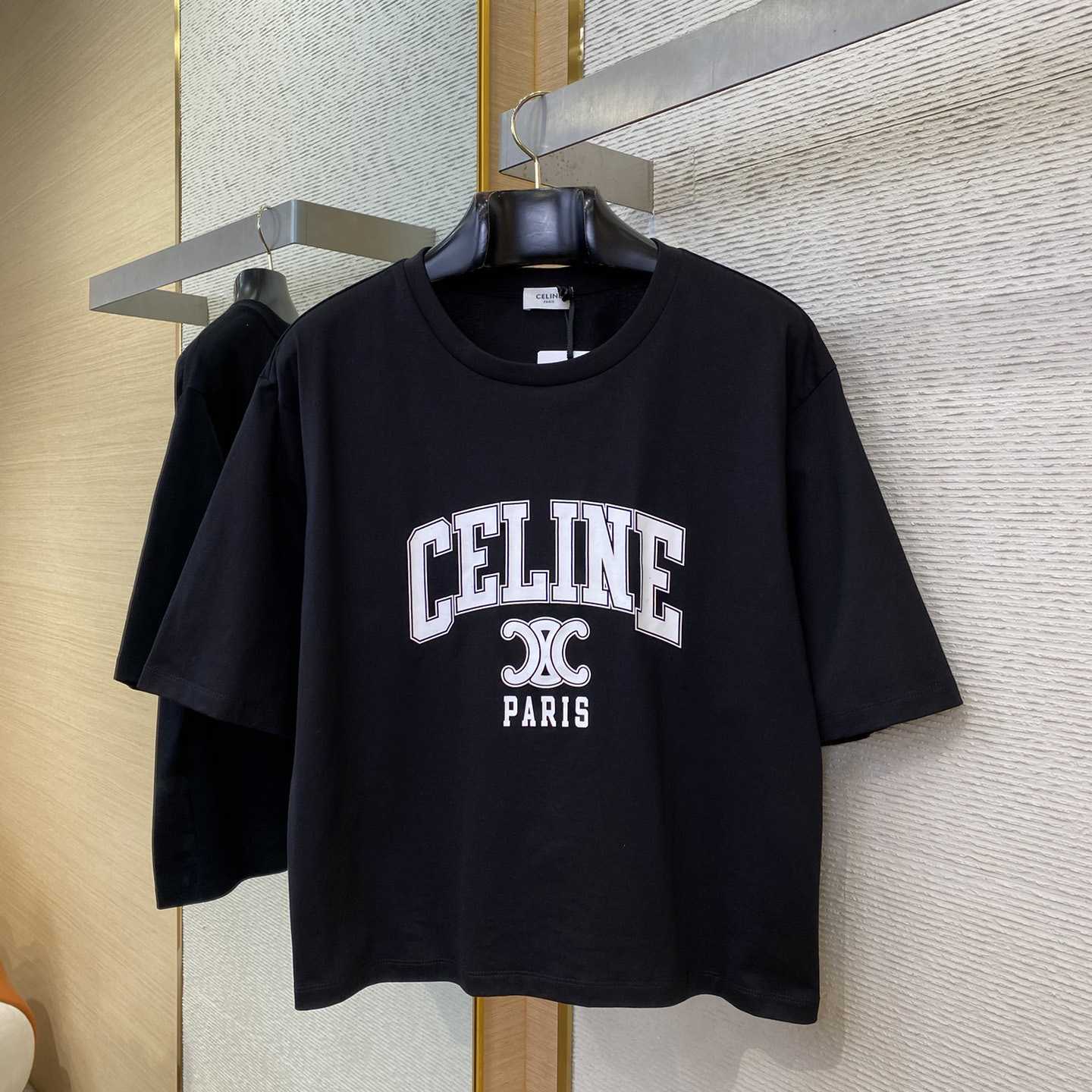 Celine Loose T-shirt In Cotton Jersey - DopestKickz