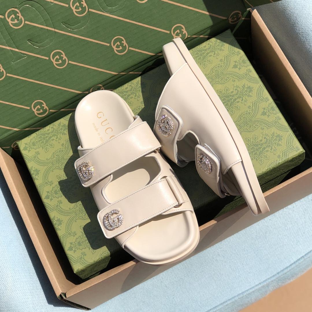 Gucci Women's Double G Sandal - DopestKickz