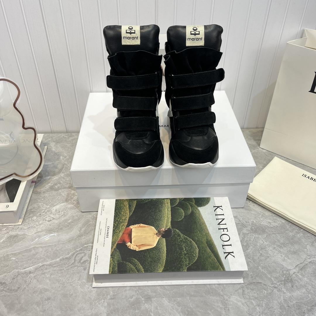 Isabel Marant Balskee High-Top Wedge Sneakers  - DopestKickz