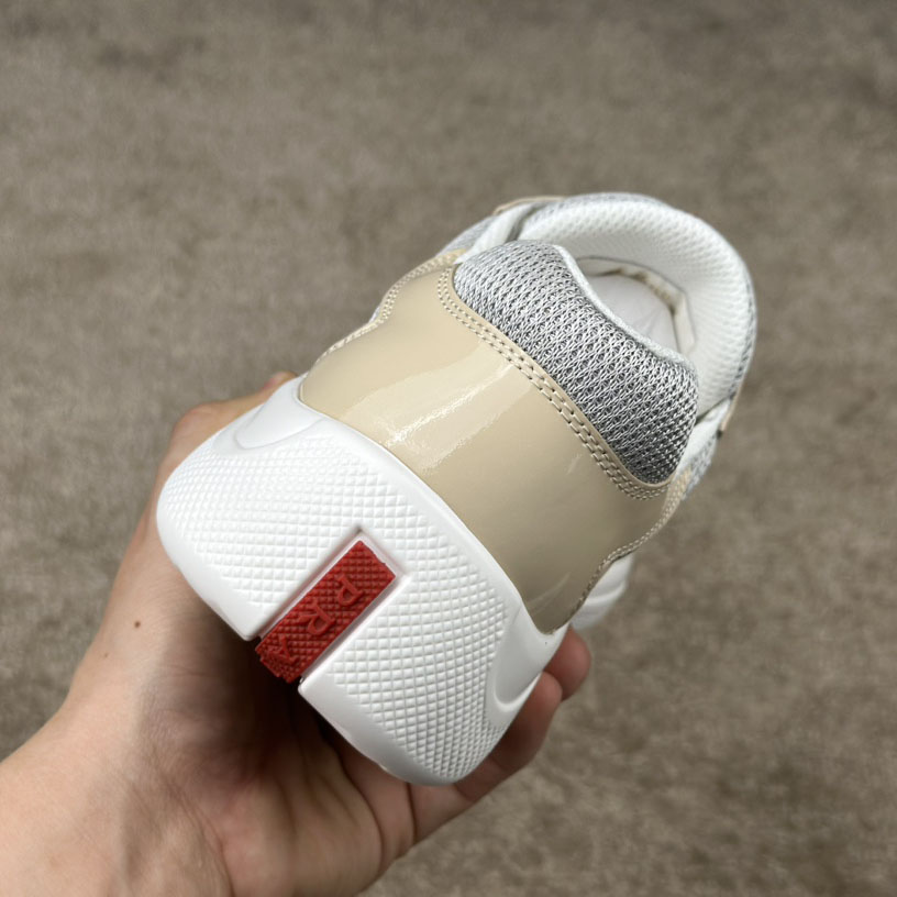 Prada America's Cup Patent Leather And Bike Fabric Sneakers - DopestKickz