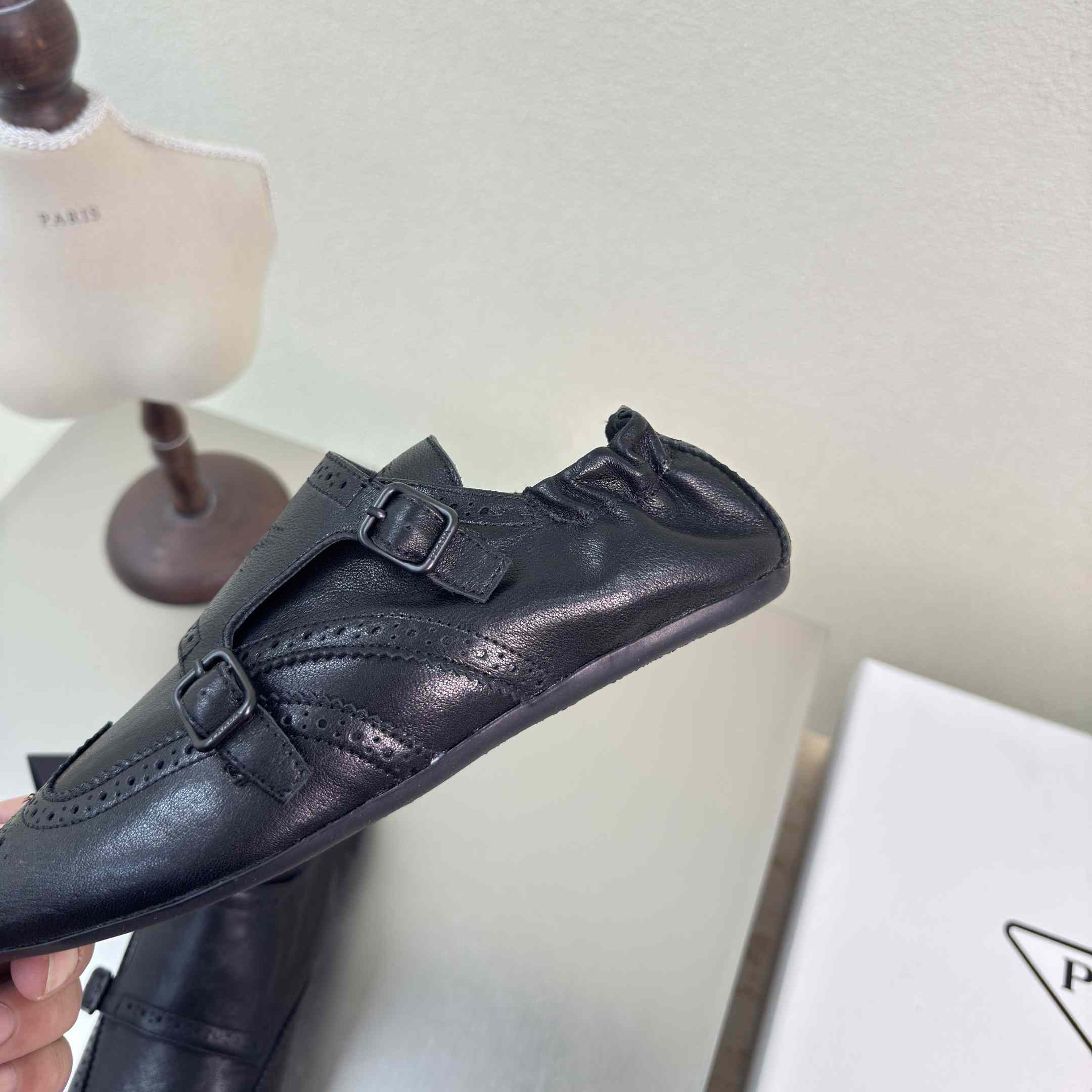 Prada Shuffle Double Monk Strap Shoes - DopestKickz