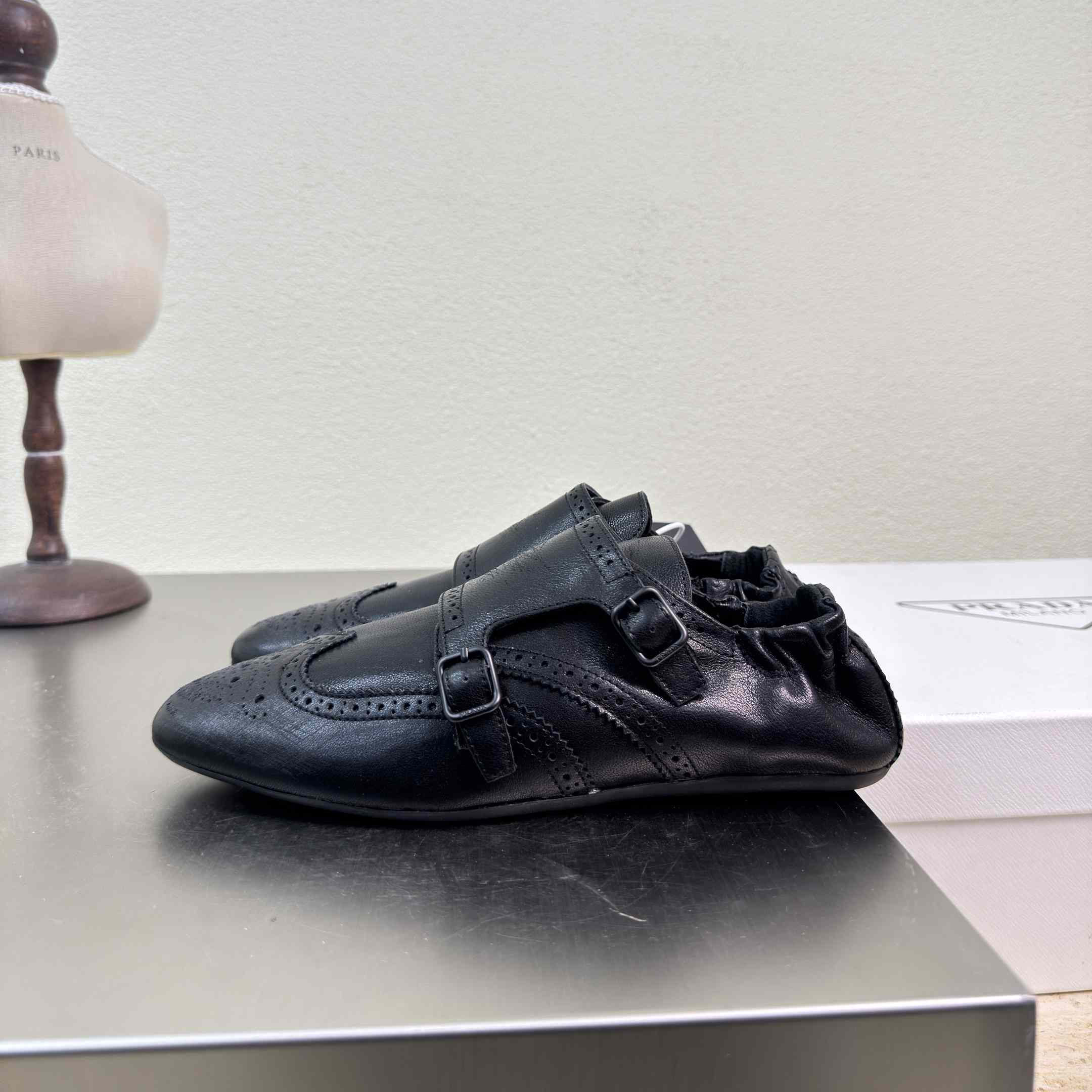 Prada Shuffle Double Monk Strap Shoes - DopestKickz