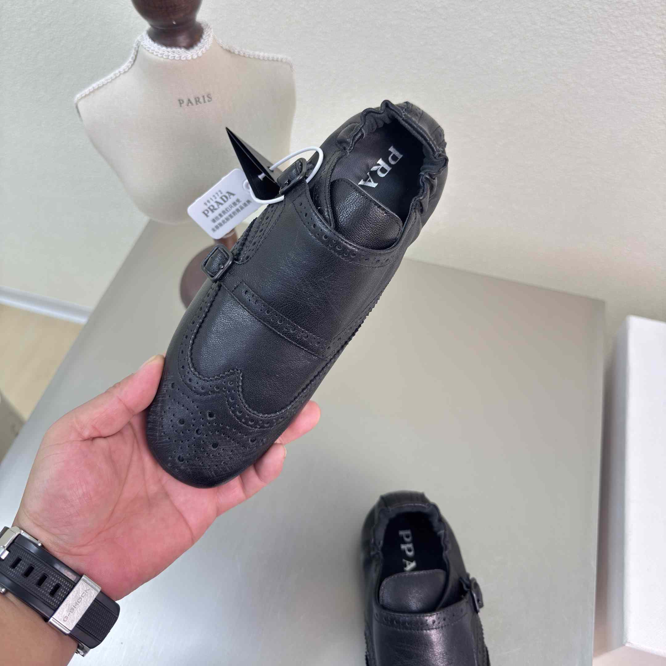 Prada Shuffle Double Monk Strap Shoes - DopestKickz