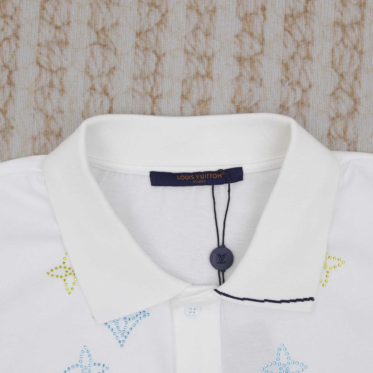Louis Vuitton Monogram Flower Polo Shirt - DopestKickz
