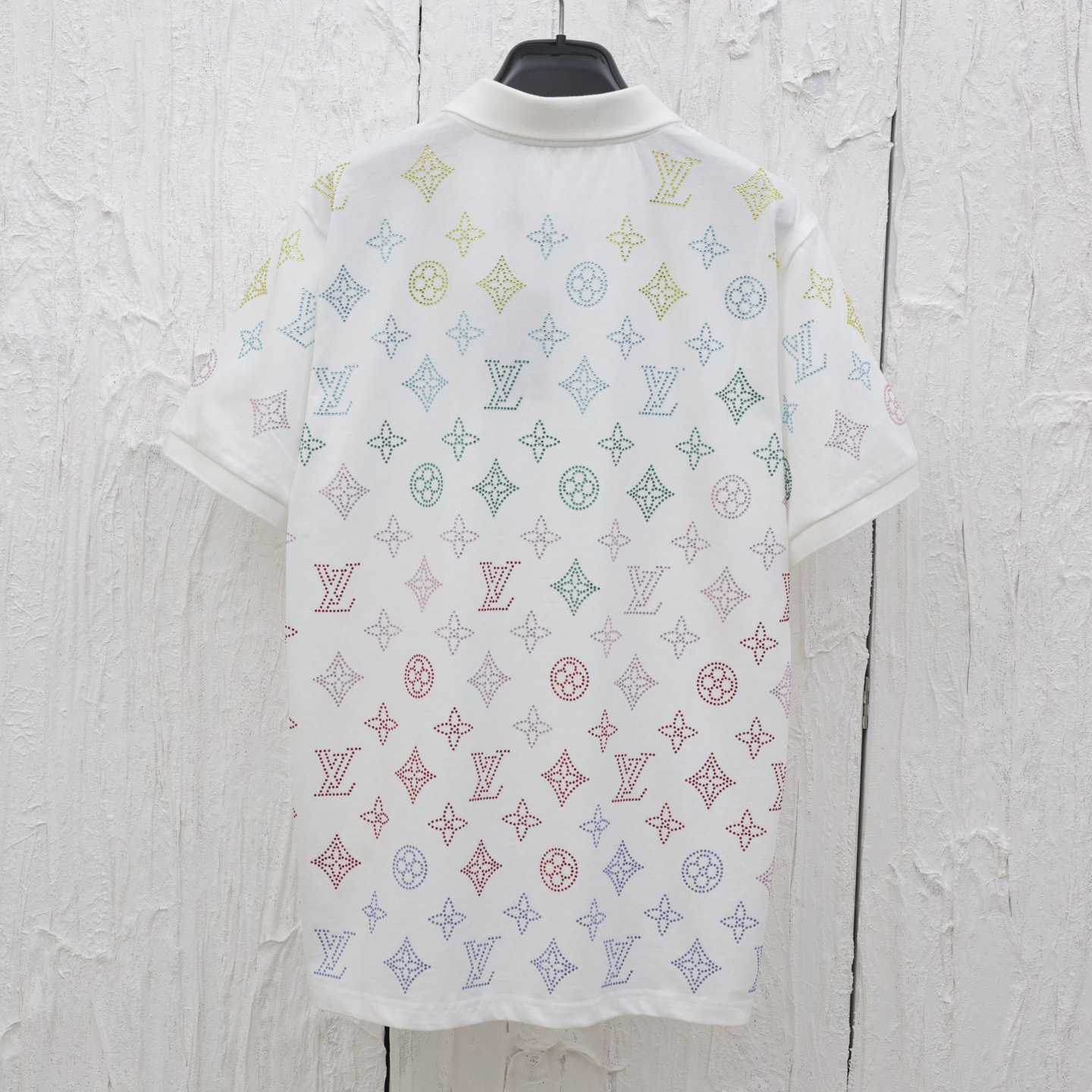 Louis Vuitton Monogram Flower Polo Shirt - DopestKickz