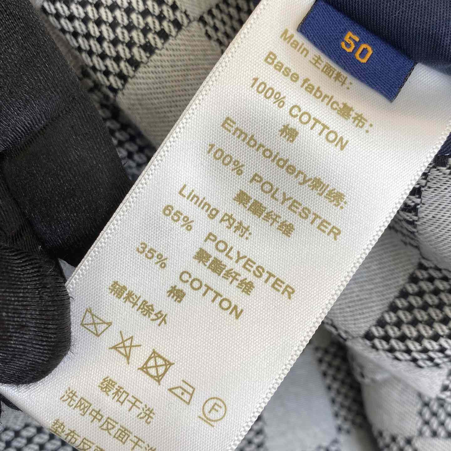 Louis Vuitton Damier Open Collar Cotton Overshirt  1AFVN5 - DopestKickz