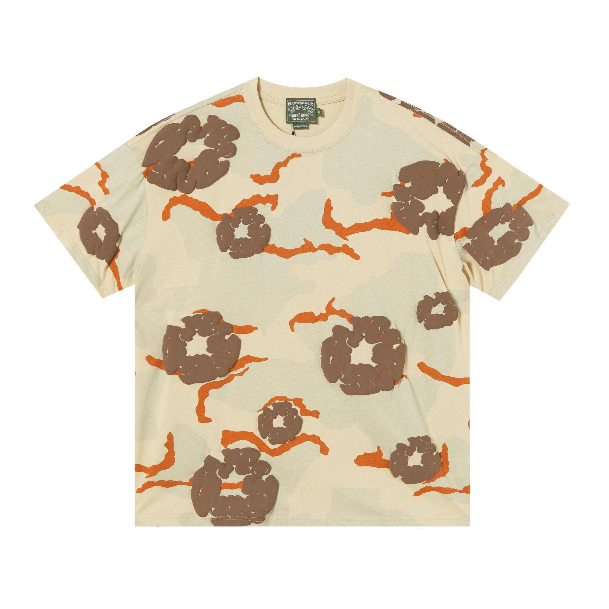 Denim Tears Camo Cotton T-shirt  - DopestKickz