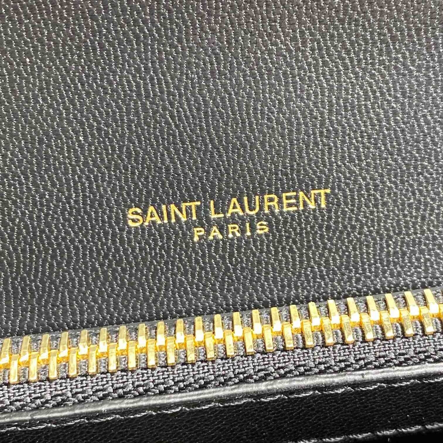 Saint Laurent Black Matelassé Sheepskin Large College Bag  32cm - DopestKickz