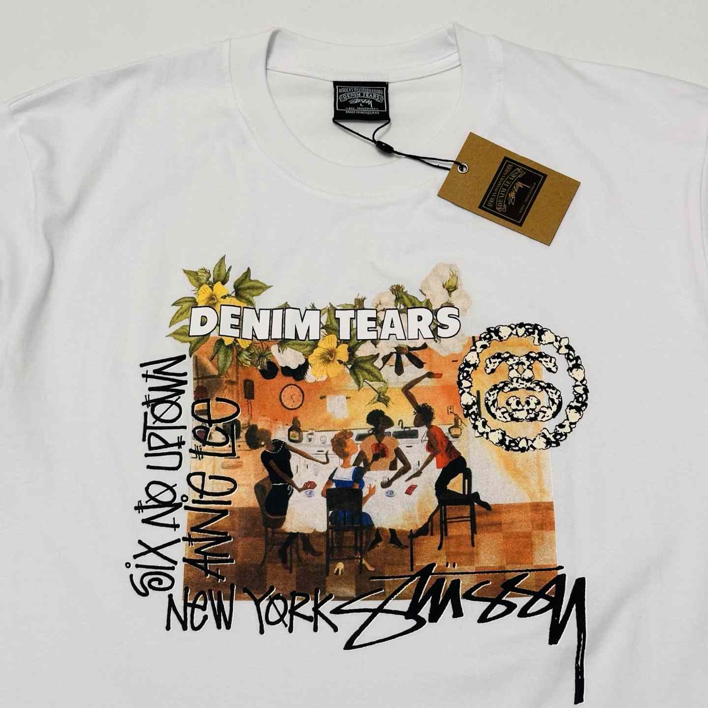 Denim Tears x Stussy Annie Lee Artist Tee - DopestKickz