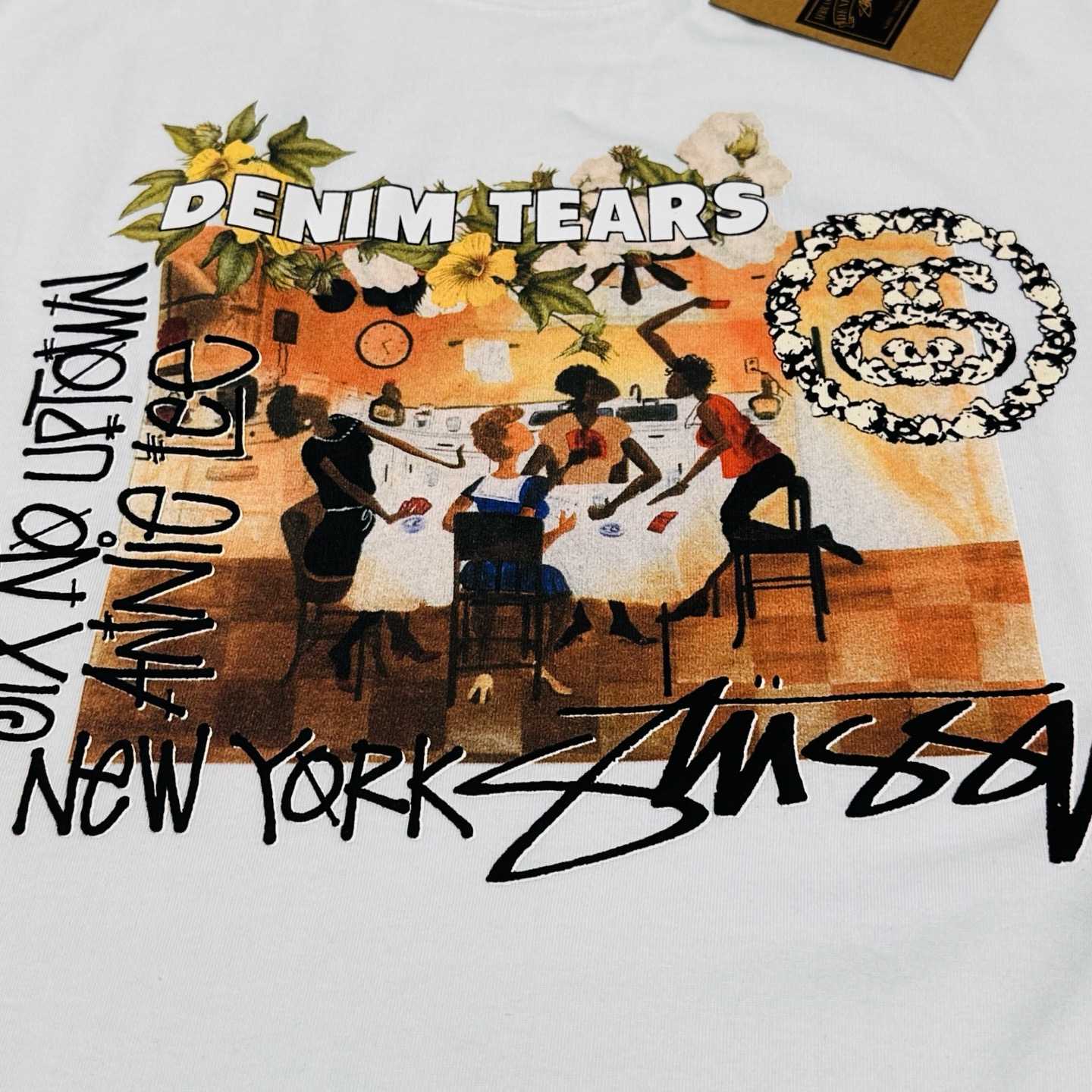 Denim Tears x Stussy Annie Lee Artist Tee - DopestKickz