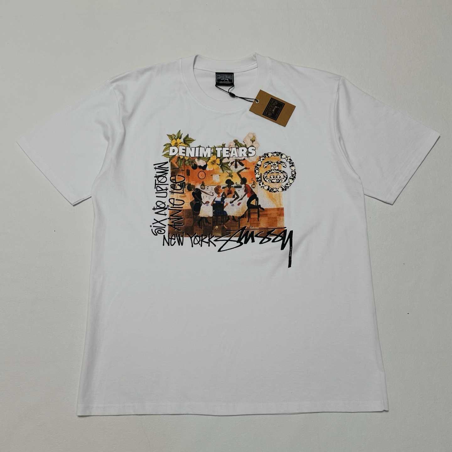 Denim Tears x Stussy Annie Lee Artist Tee - DopestKickz