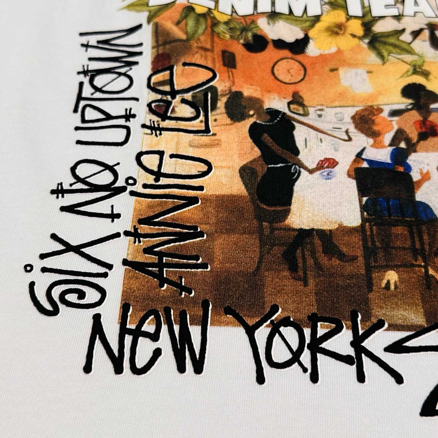 Denim Tears x Stussy Annie Lee Artist Tee - DopestKickz