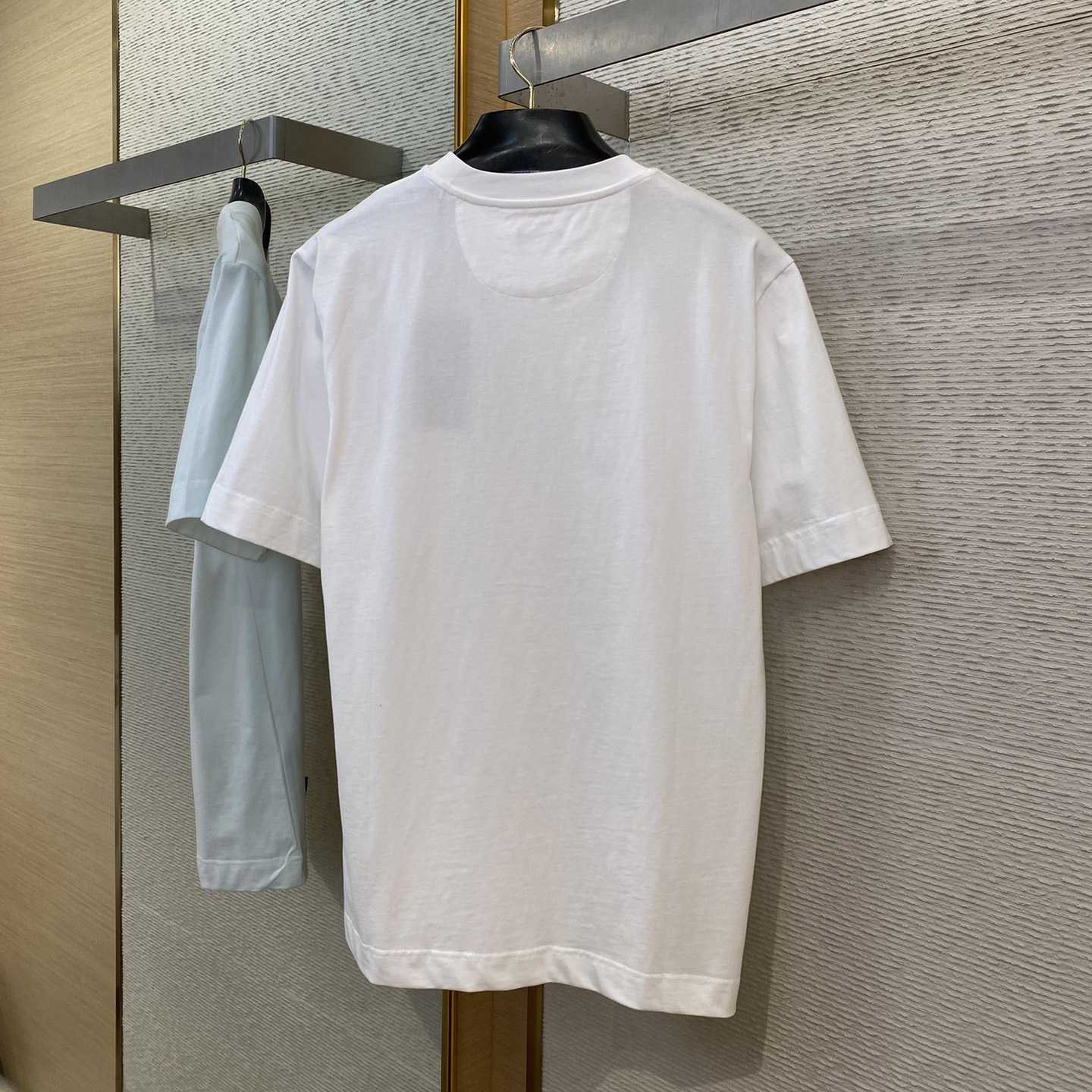 Fendi White Cotton T-shirt - DopestKickz
