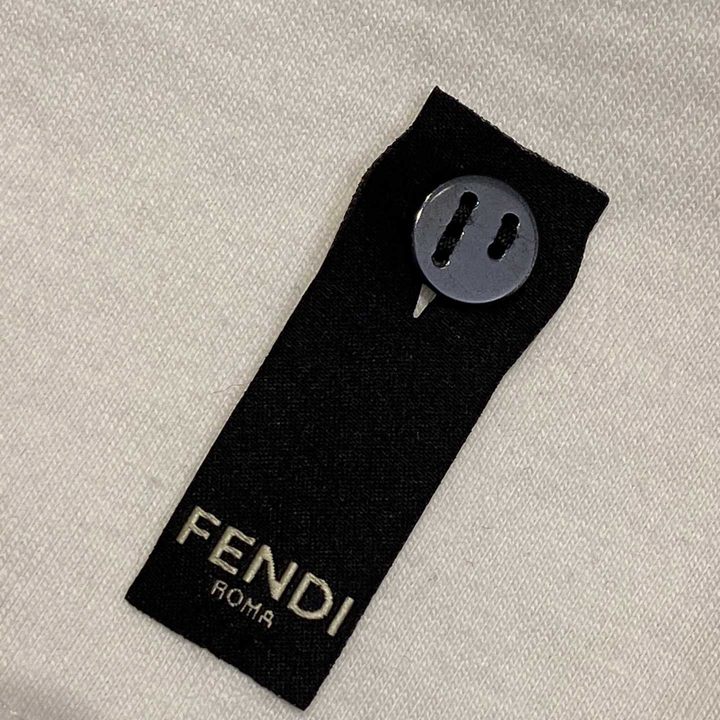 Fendi White Cotton T-shirt - DopestKickz