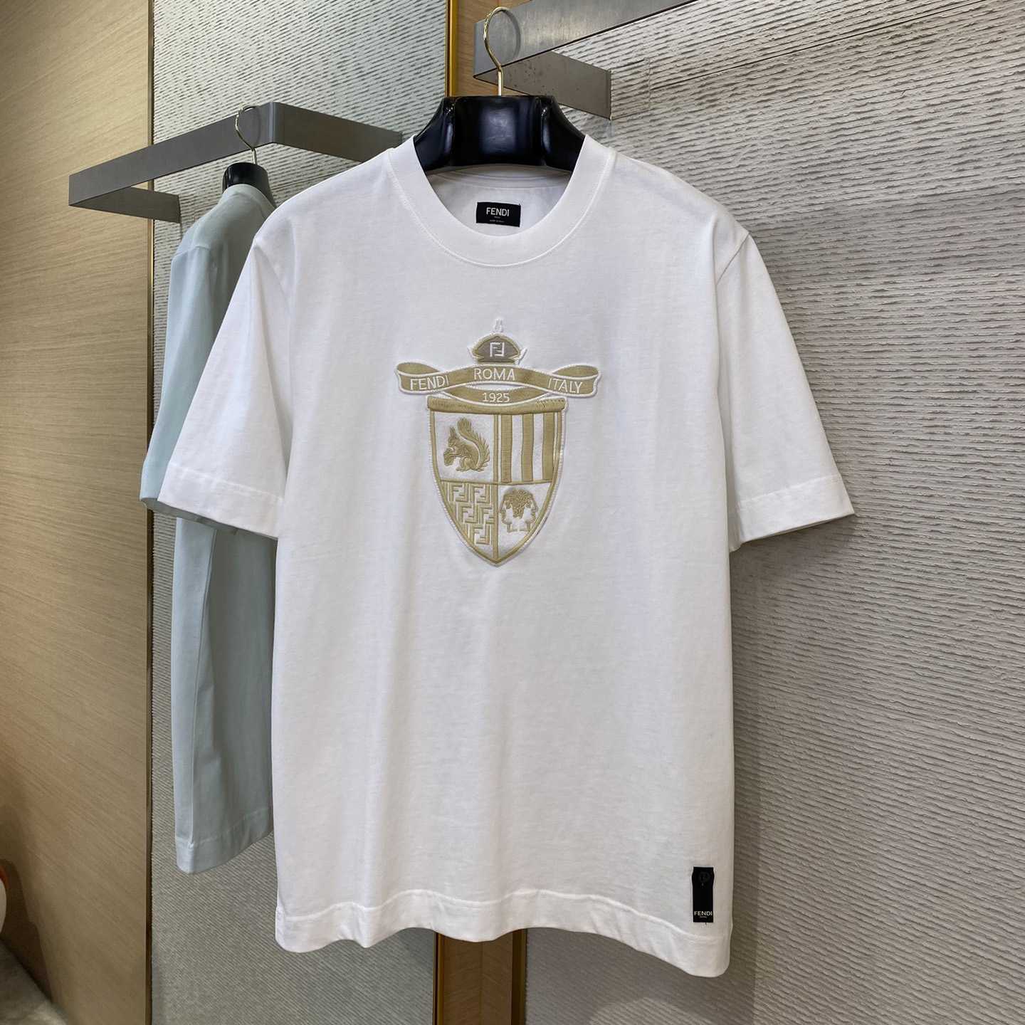 Fendi White Cotton T-shirt - DopestKickz